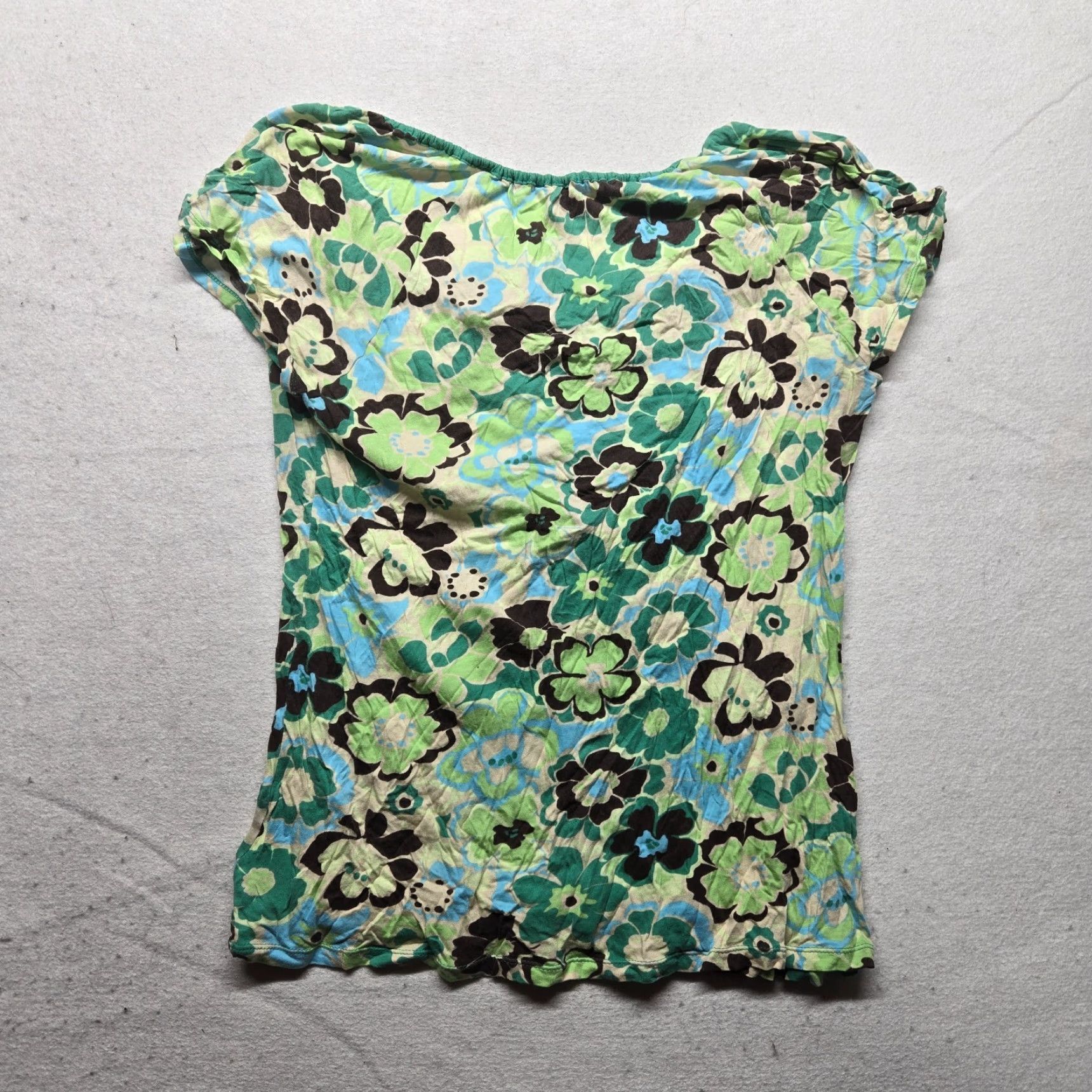 Old Navy Old Navy Shirt Women Adult Medium Green Four Leaf Cover Irish Top Size M / US 6-8 / IT 42-44 - 5 Thumbnail