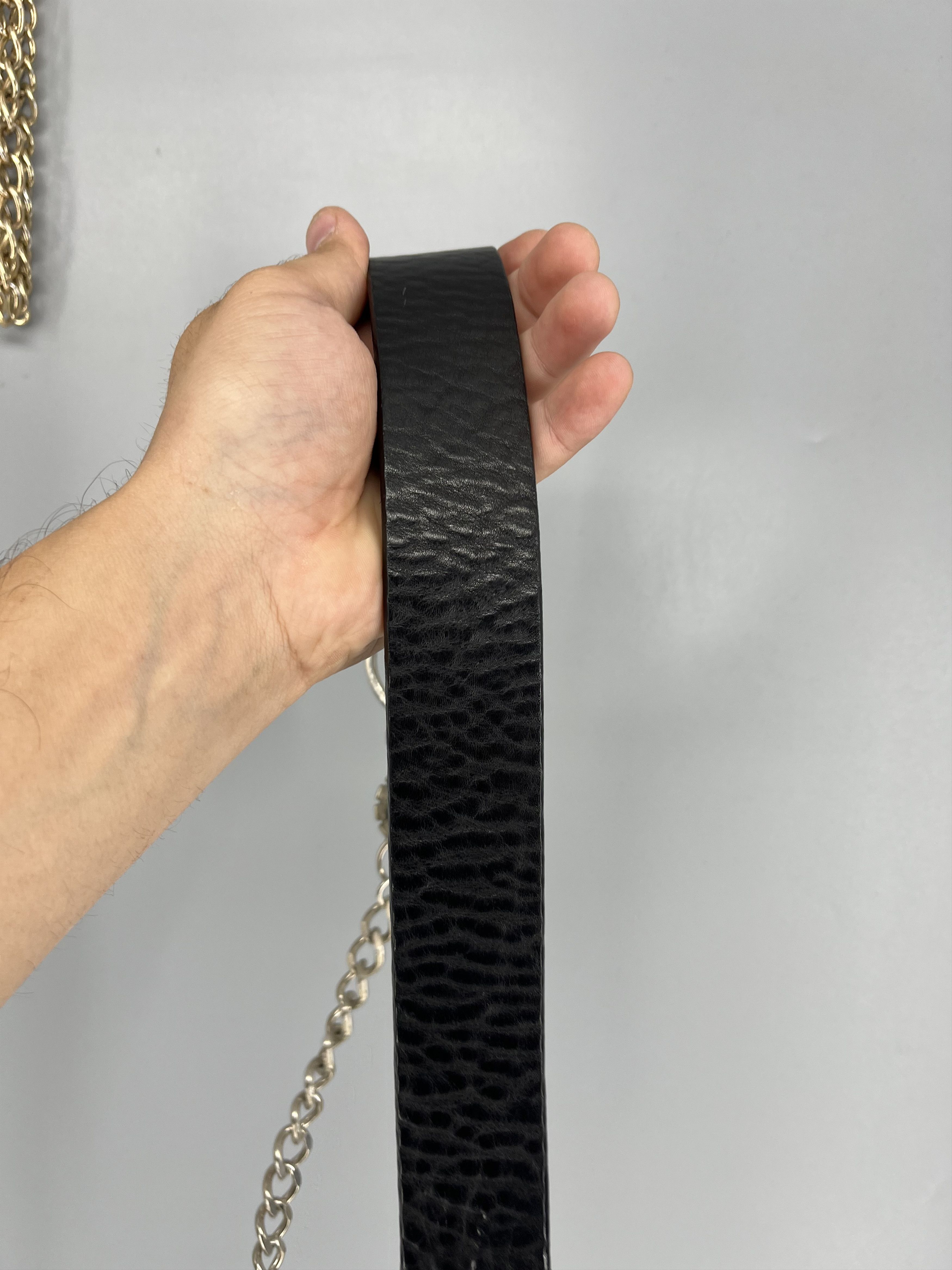 Iceberg ICEBERG Leather Belt with Chain & Pink Heart Charm Size ONE SIZE - 6 Thumbnail