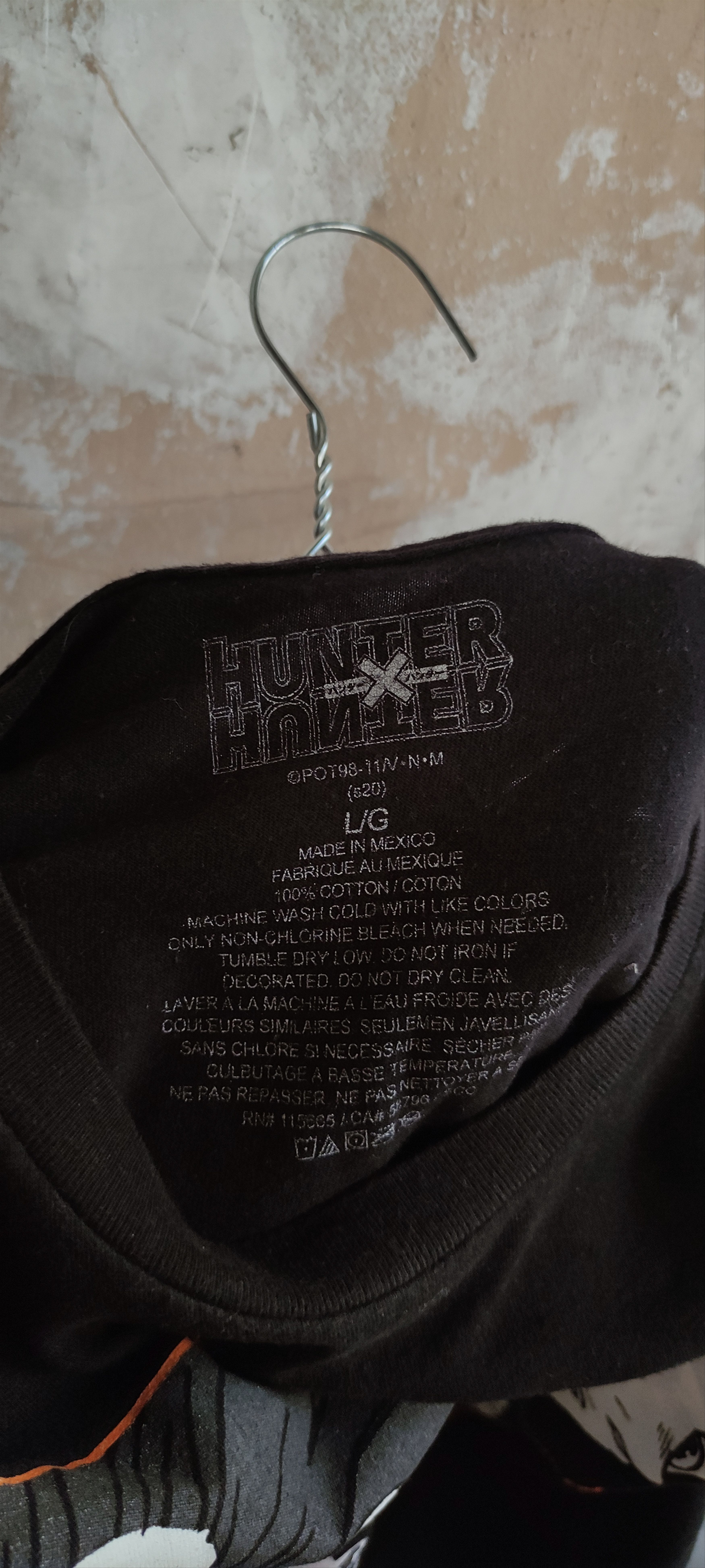 Anime × Japanese Brand Vintage Y2K Hunter x Hunter hisoka vs chrolo Black Size US L / EU 52-54 / 3 - 4 Thumbnail