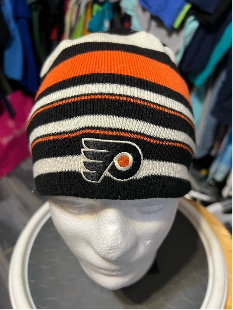 Reebok Unisex Reebok Beanie Hat One Size Black Orange Size ONE SIZE - 1 Thumbnail