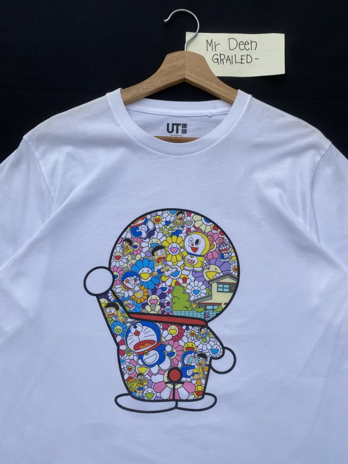 Takashi Murakami × Uniqlo Rare Uniqlo x Takashi Murakami Doraemon White Tshirt Size US L / EU 52-54 / 3 - 12 Thumbnail