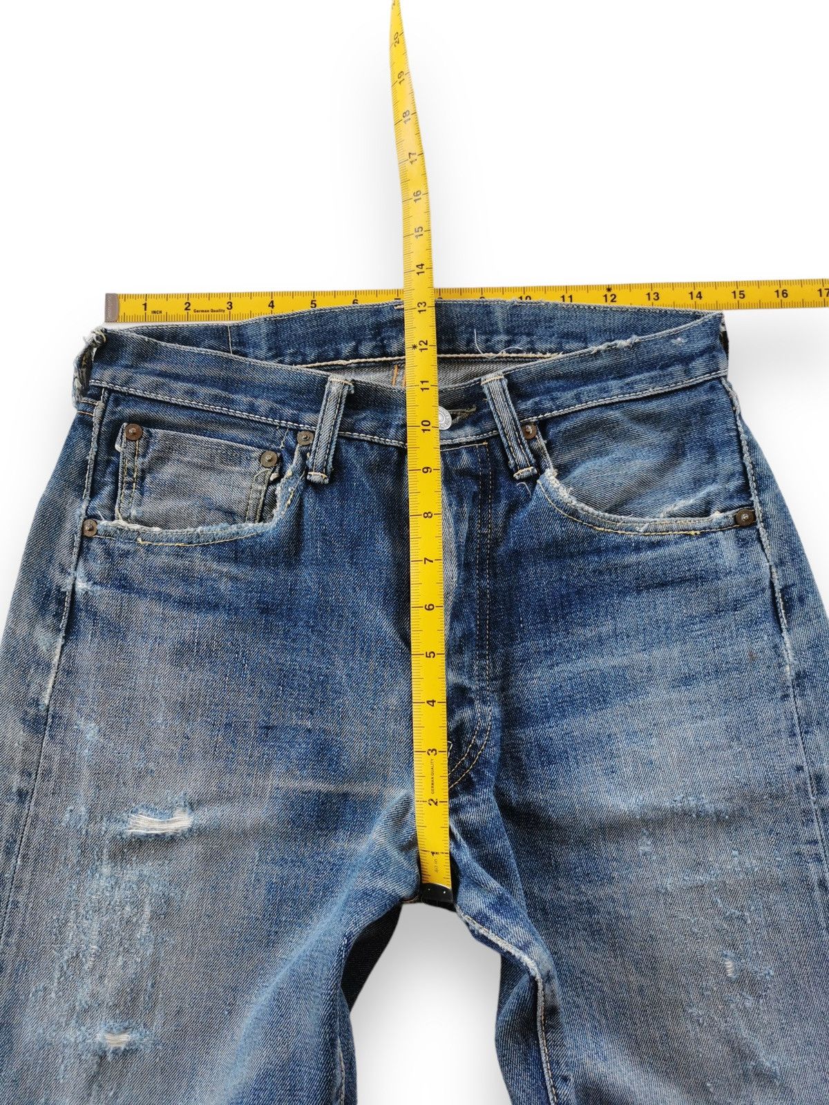 Japanese Brand × Pherrow's Pherrows Selvedge Jeans Looklike Style Kurt Kobain Size US 29 - 13 Thumbnail
