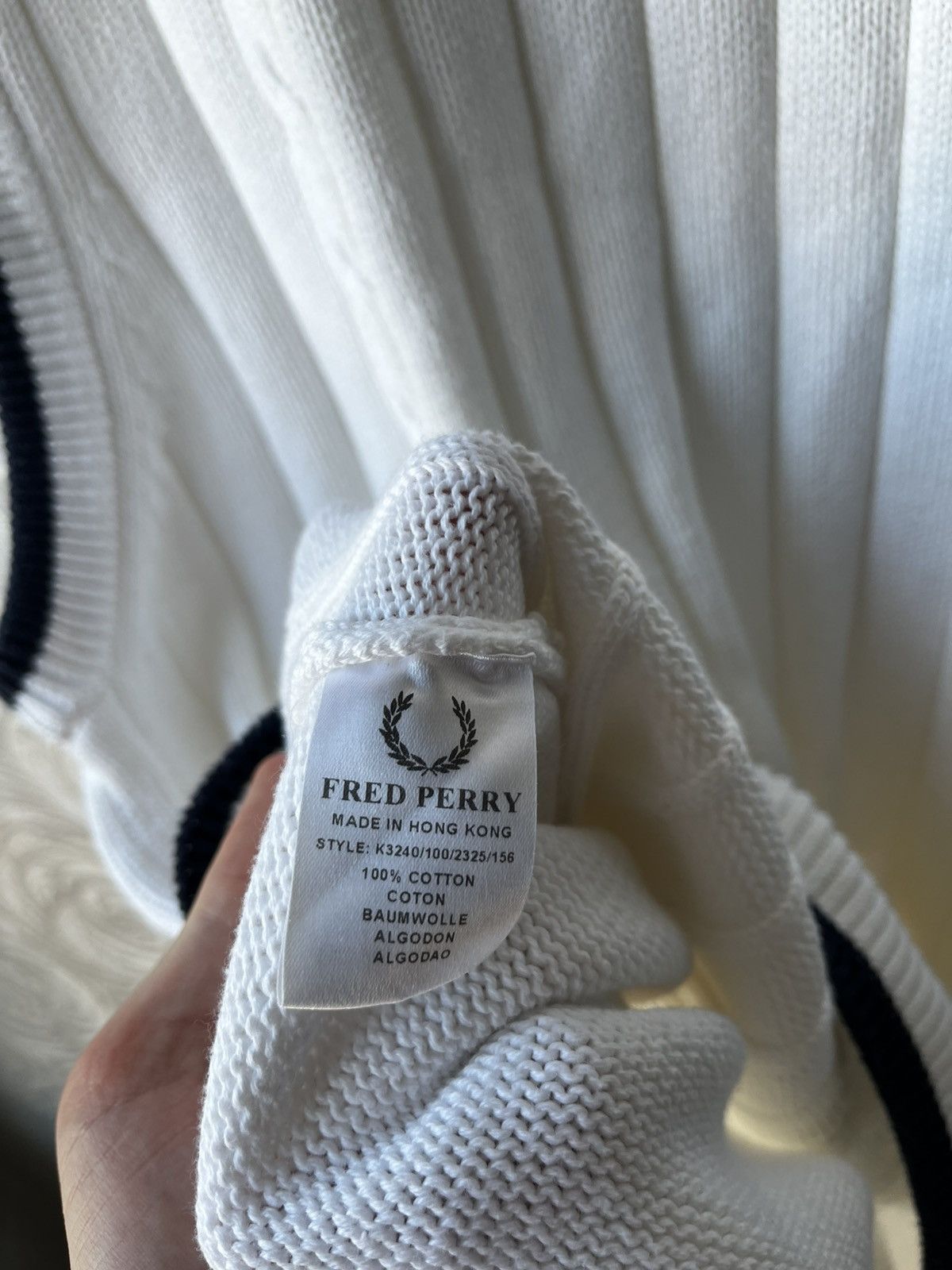 Fred Perry Vintage Fred Perry Knit Sweater Vest Casual Old Money Size US XL / EU 56 / 4 - 7 Thumbnail