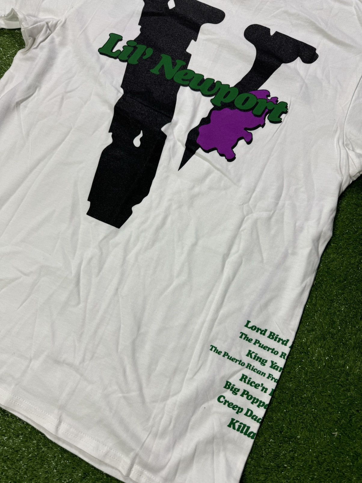 Vlone Vlone Yams Day Lil Newport Tee Size US L / EU 52-54 / 3 - 3 Thumbnail