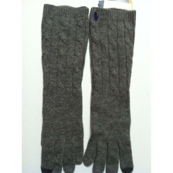 Polo Ralph Lauren POLO RALPH LAUREN WOMENS NEW 80%WOOL20%NYLON GLOVES ONE SIZE Size ONE SIZE - 1 Thumbnail