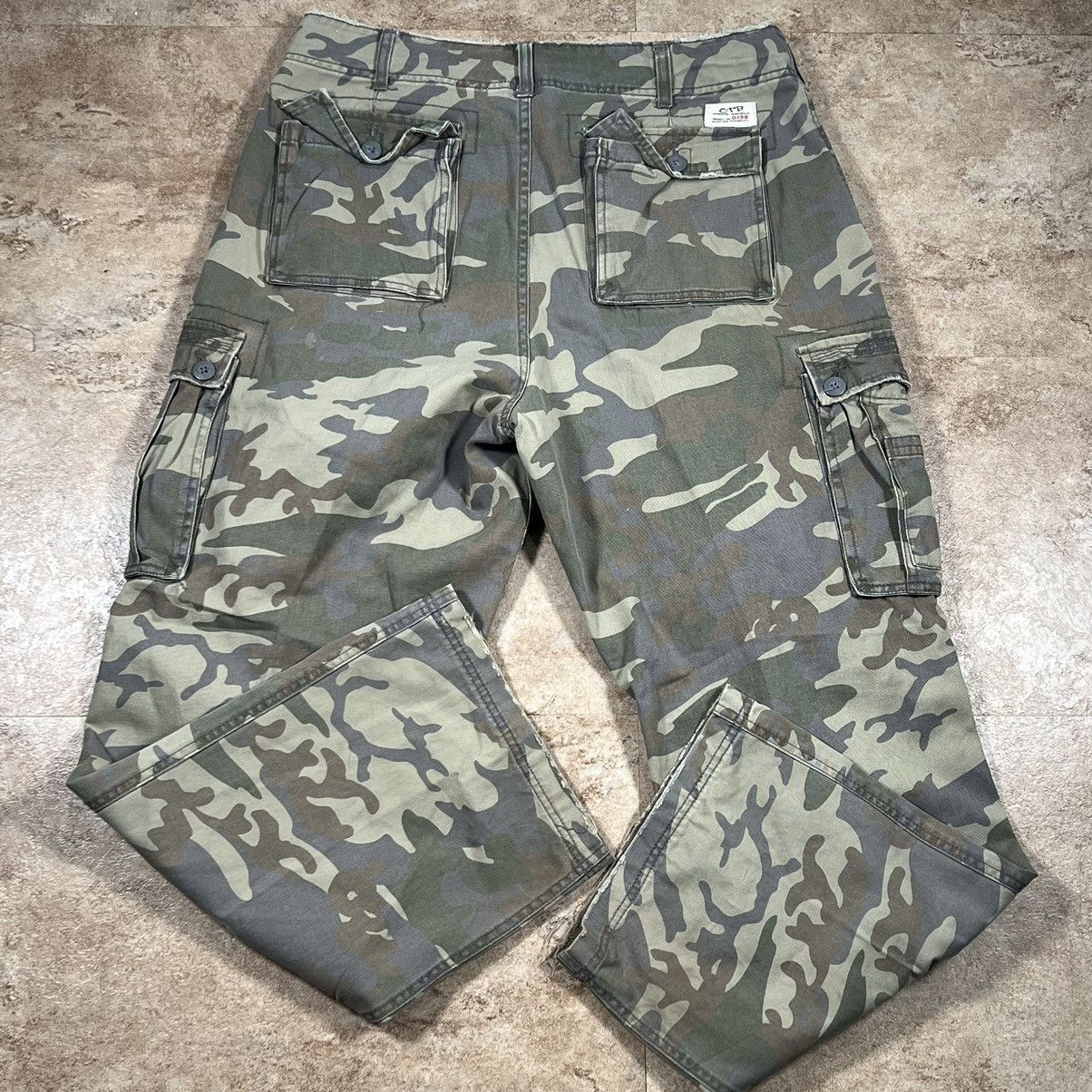 Other × Vintage Vintage OTB One Tough Brand 34 x30 Mens Camo Cargo Pants Y2K Size US 34 / EU 50 - 2 Thumbnail