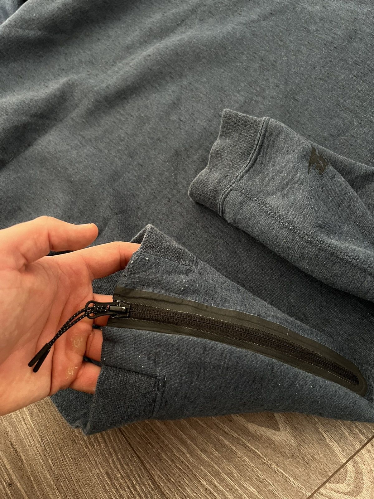 Nike Nike Tech Fleece Blue Ninja Neck Style Regular Sweatshirt Size XL / US 12-14 / IT 48-50 - 13 Thumbnail