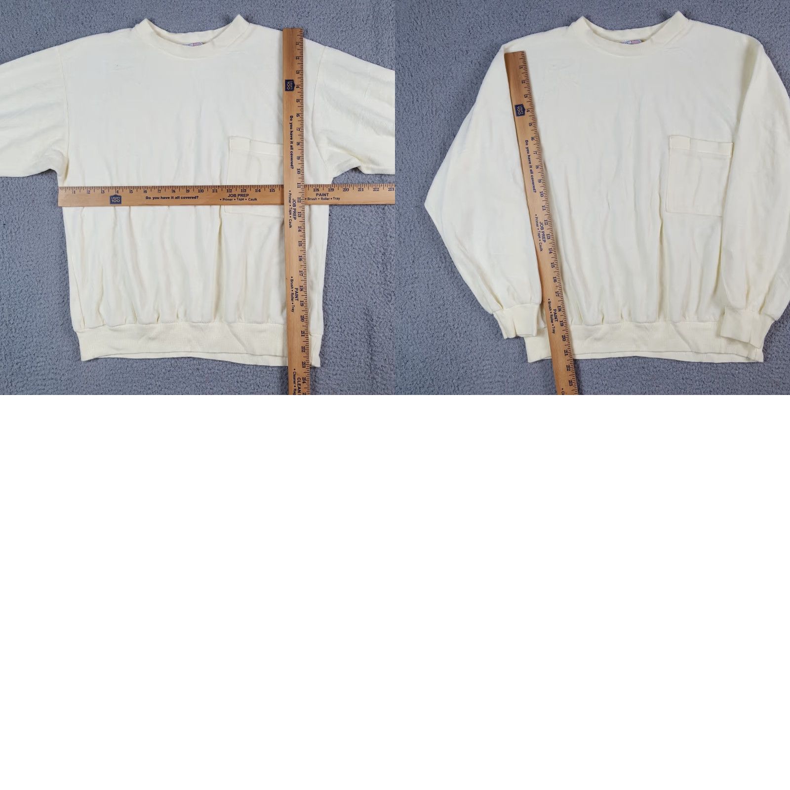 CLOT VINTAGE Land 'n Sea Sweatshirt Crewneck Women’s Size S Yellow 90s Terry Pocket Pullover Size S / US 4 / IT 40 - 8 Thumbnail