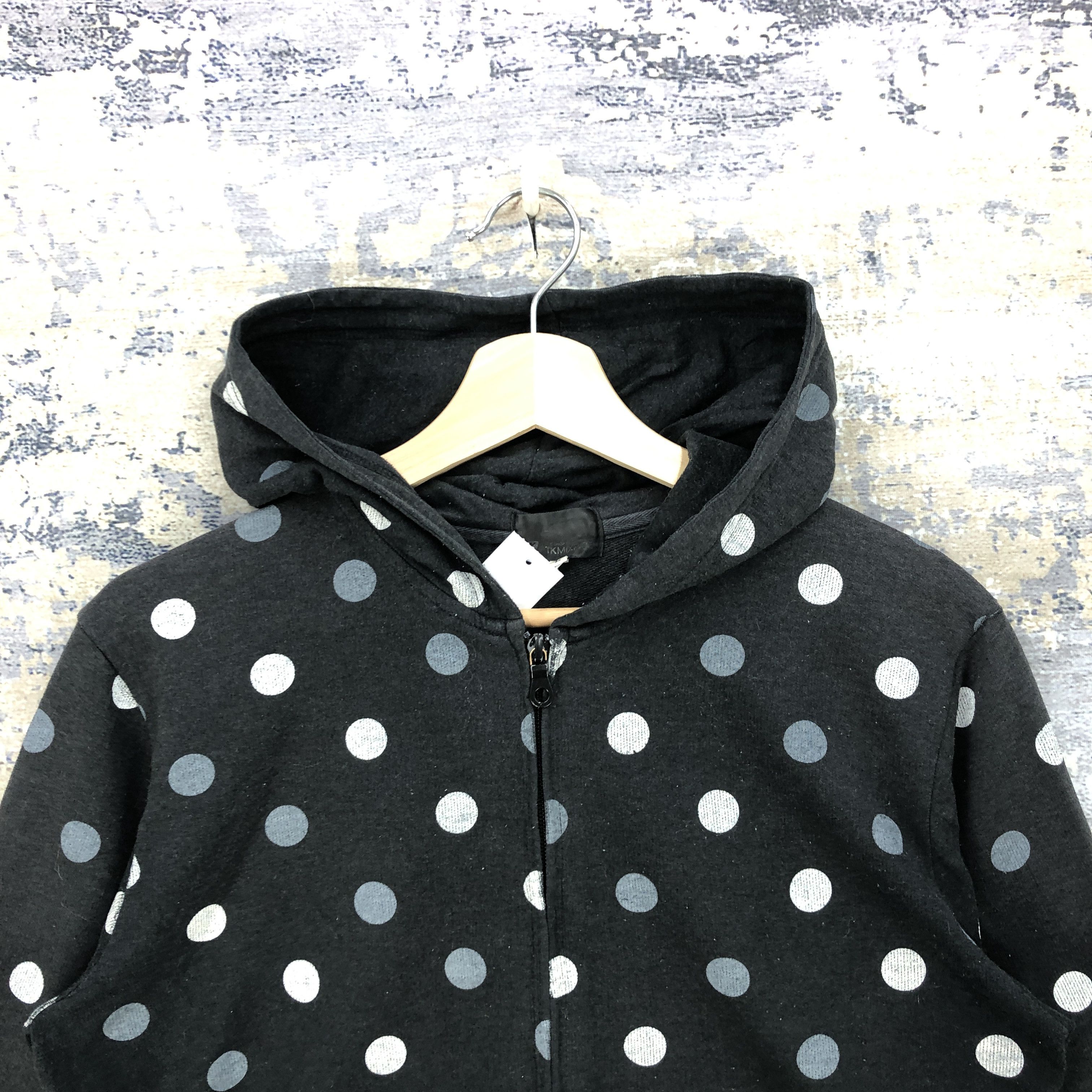 Japanese Brand × Takeo Kikuchi × Vintage Takeo Kikuchi Sweater Japanese Polka Dot Sweatshirt Hoodie Size US M / EU 48-50 / 2 - 4 Thumbnail