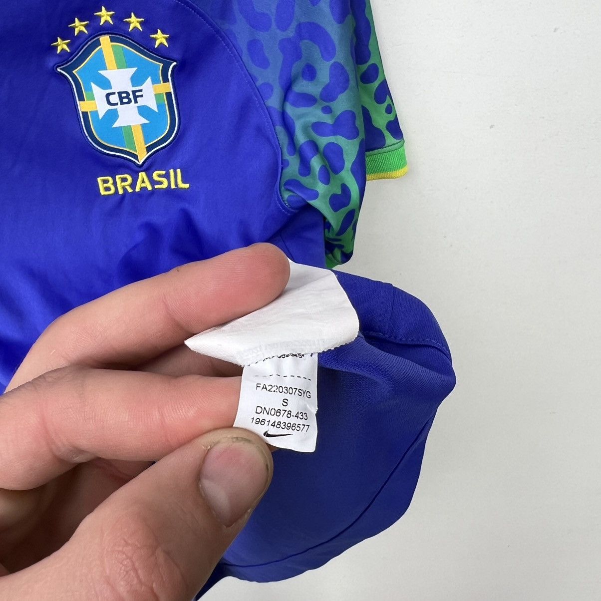 Nike Brazil national soccer jersey football t shirt Size US S / EU 44-46 / 1 - 12 Thumbnail
