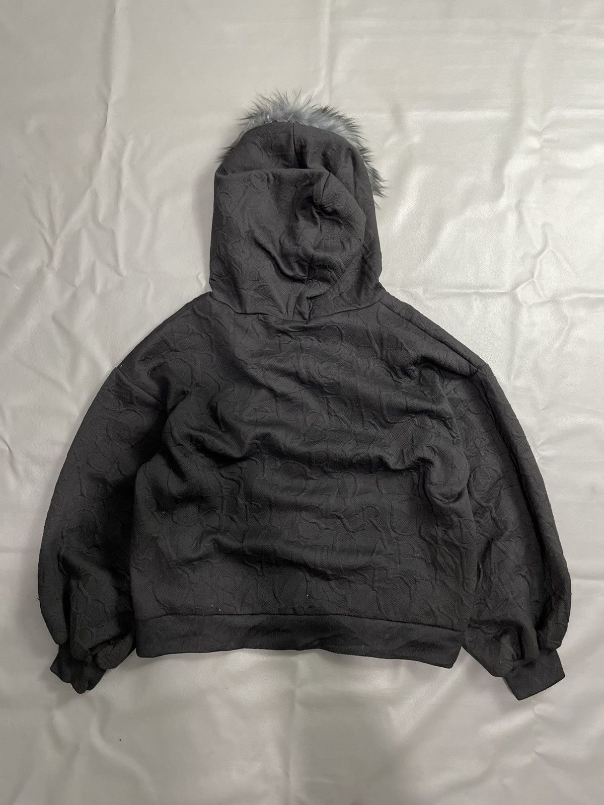 If Six Was Nine Japanese Black fur hoodie baloon sleeve ifsix lgb style Size US M / EU 48-50 / 2 - 3 Thumbnail