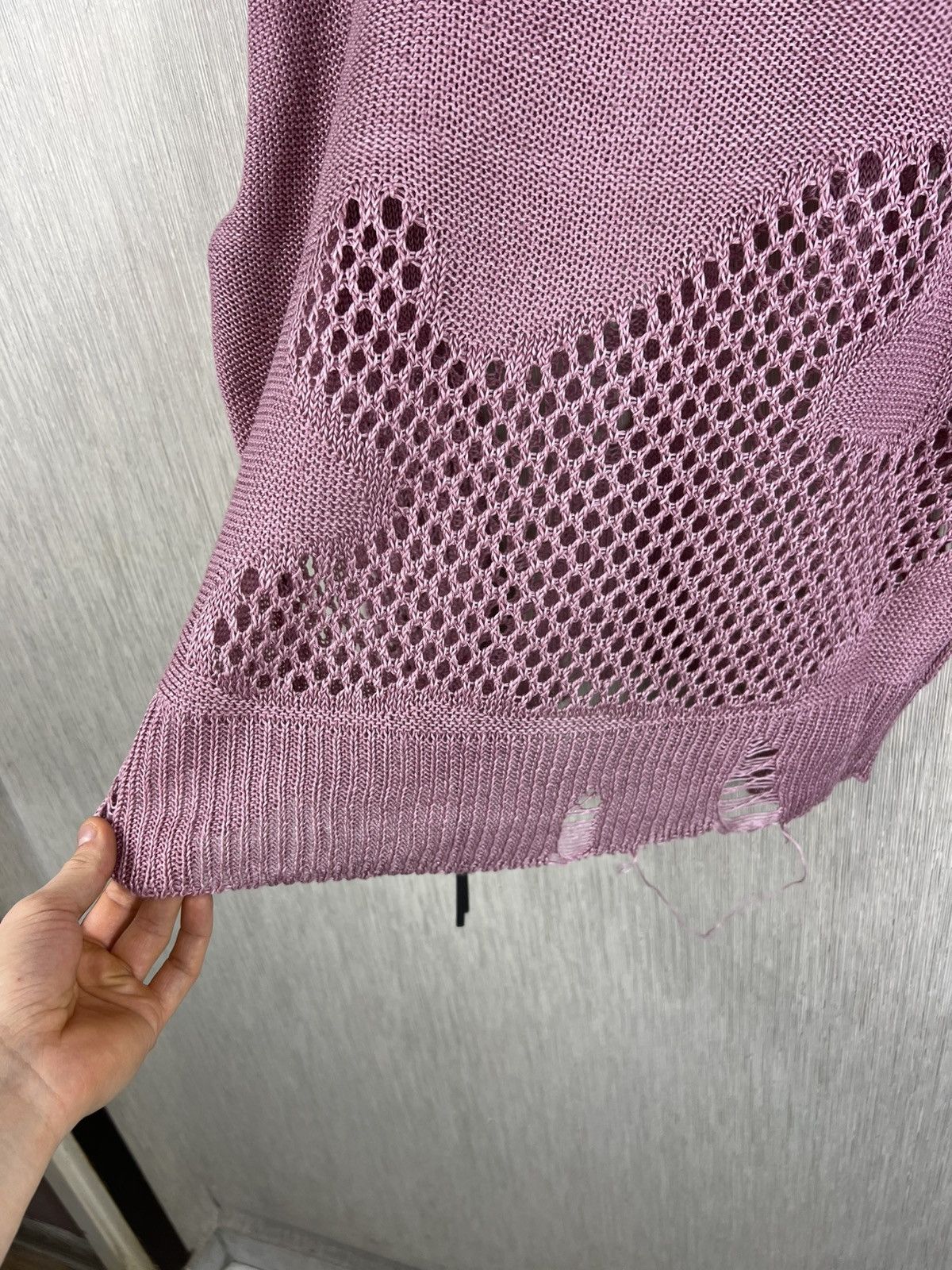 Diesel Diesel distressed open knit thrashed sweater oversize spider Size XS / US 0-2 / IT 36-38 - 21 Thumbnail