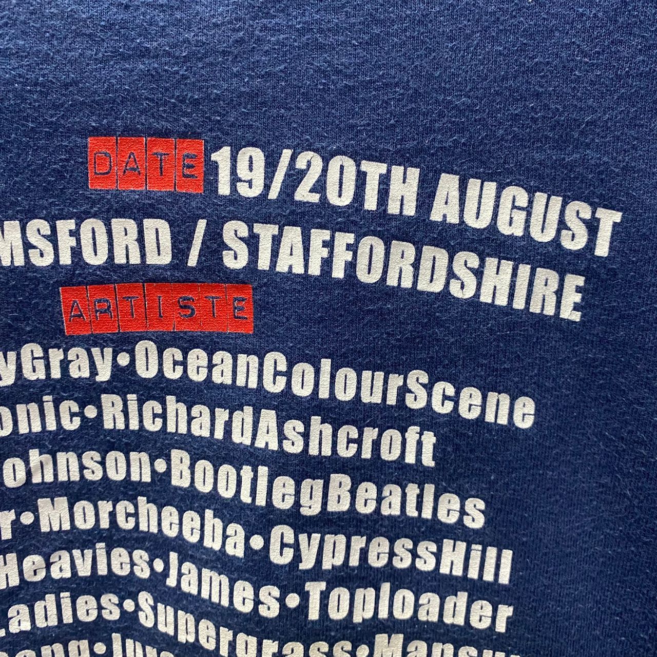Band Tees 💥Best Offer💥Vintage V2000 Brit Pop Event Tshirt Size US M / EU 48-50 / 2 - 6 Thumbnail