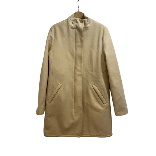 Helmut Lang o1tko10125 Archive Wool Coat in Beige Size US XS / EU 42 / 0 - 1 Thumbnail