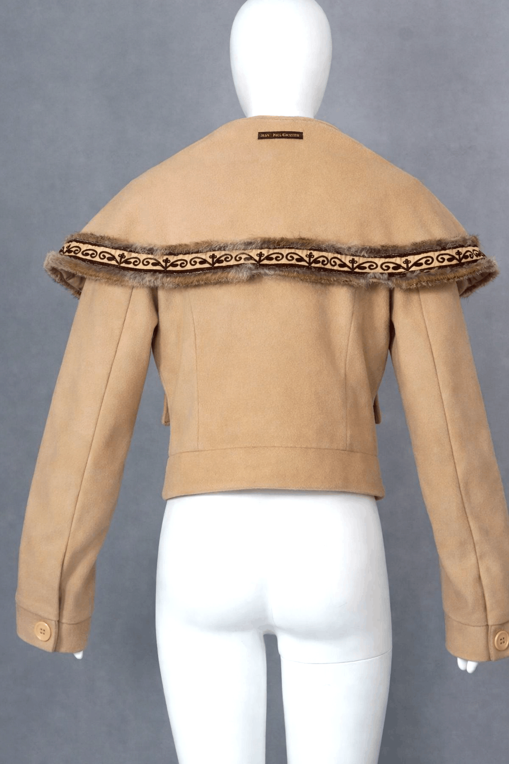 Jean Paul Gaultier Jean Paul Gaultier Vintage Wool Jacket Faux Fur Trim Size M / US 6-8 / IT 42-44 - 6 Thumbnail