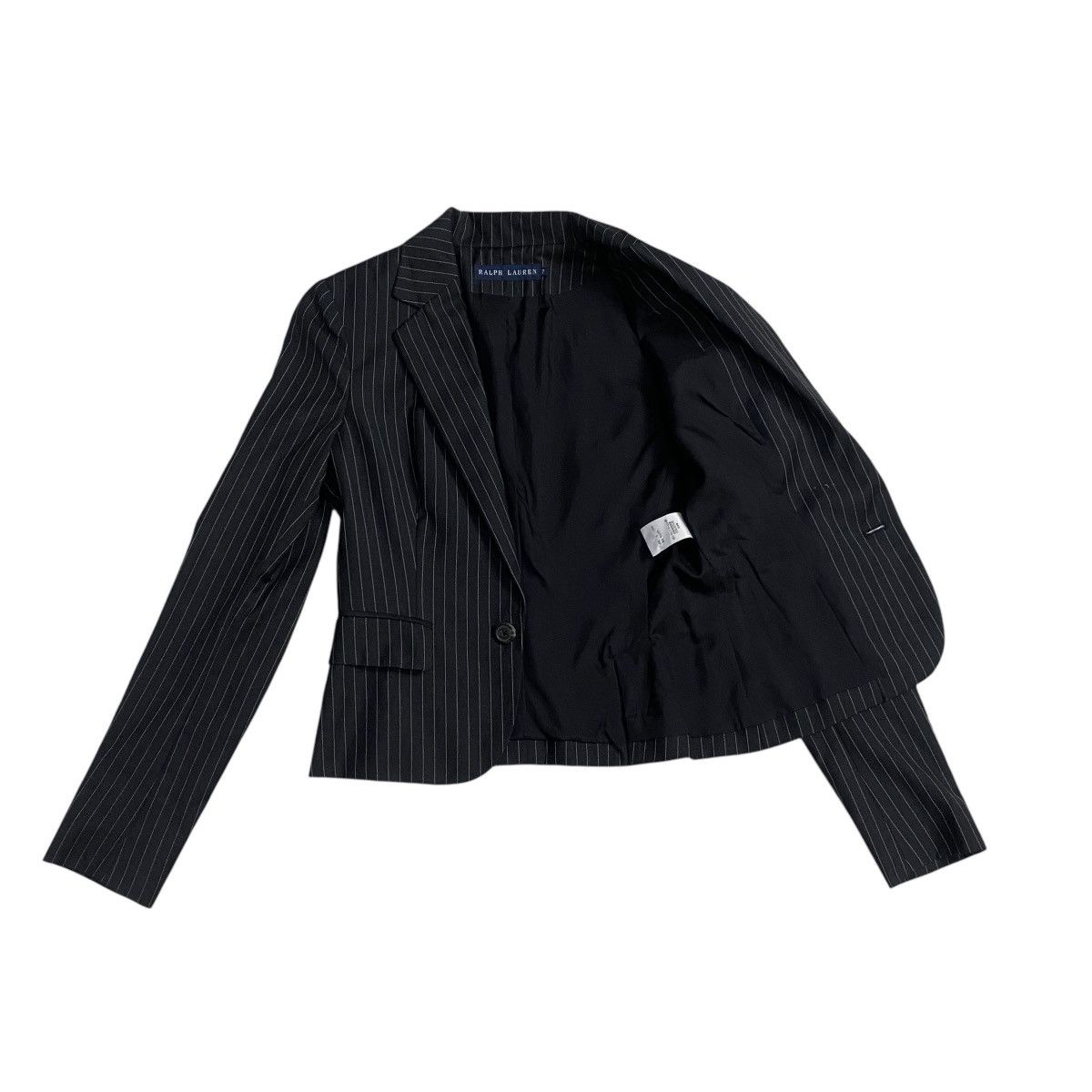 Polo Ralph Lauren × Ralph Lauren × Vintage Ralph Lauren blazer coat stripes Size XXS / US 00 / IT 34 - 7 Thumbnail