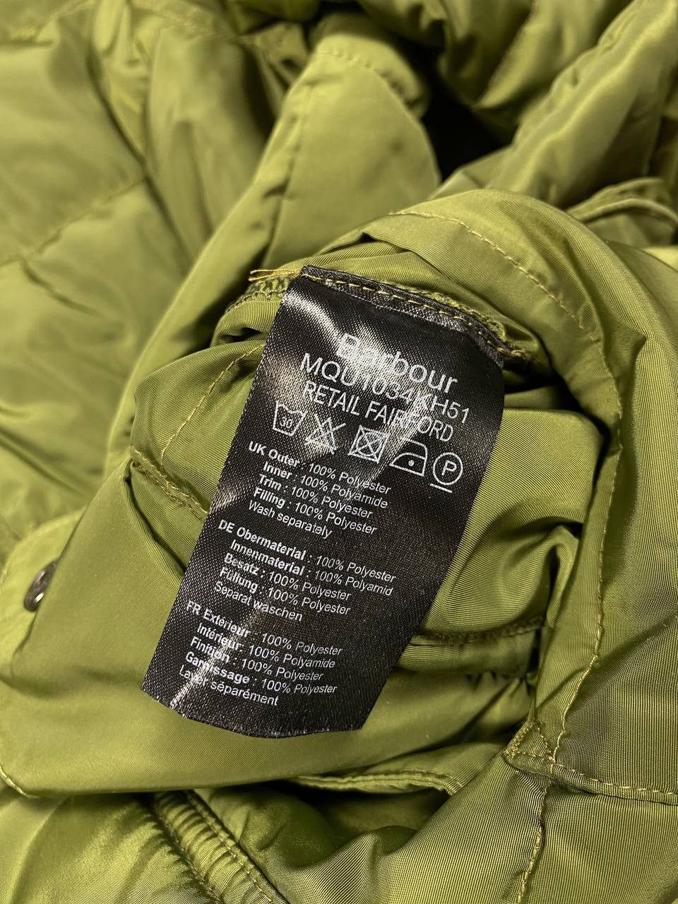 Barbour Men`s Barbour Retail Fairford Fibre Down Green Parka Jacket Size US XL / EU 56 / 4 - 12 Thumbnail