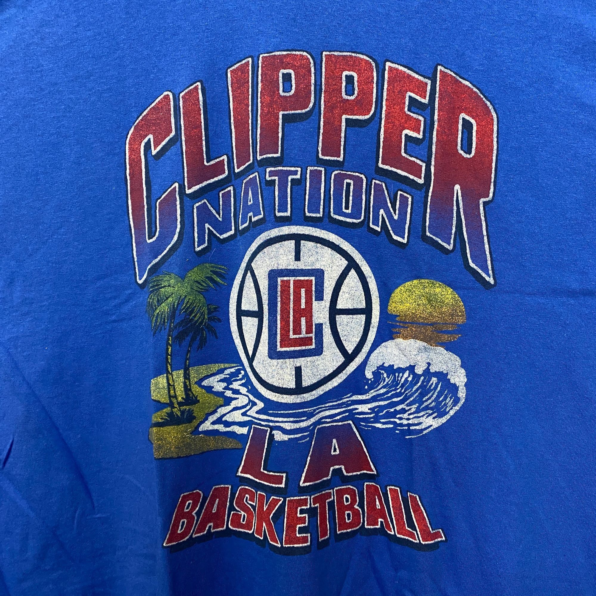 Junk Food NBA LA Clippers Blue Clipper Nation Tshirt size extra large Size US XL / EU 56 / 4 - 2 Thumbnail