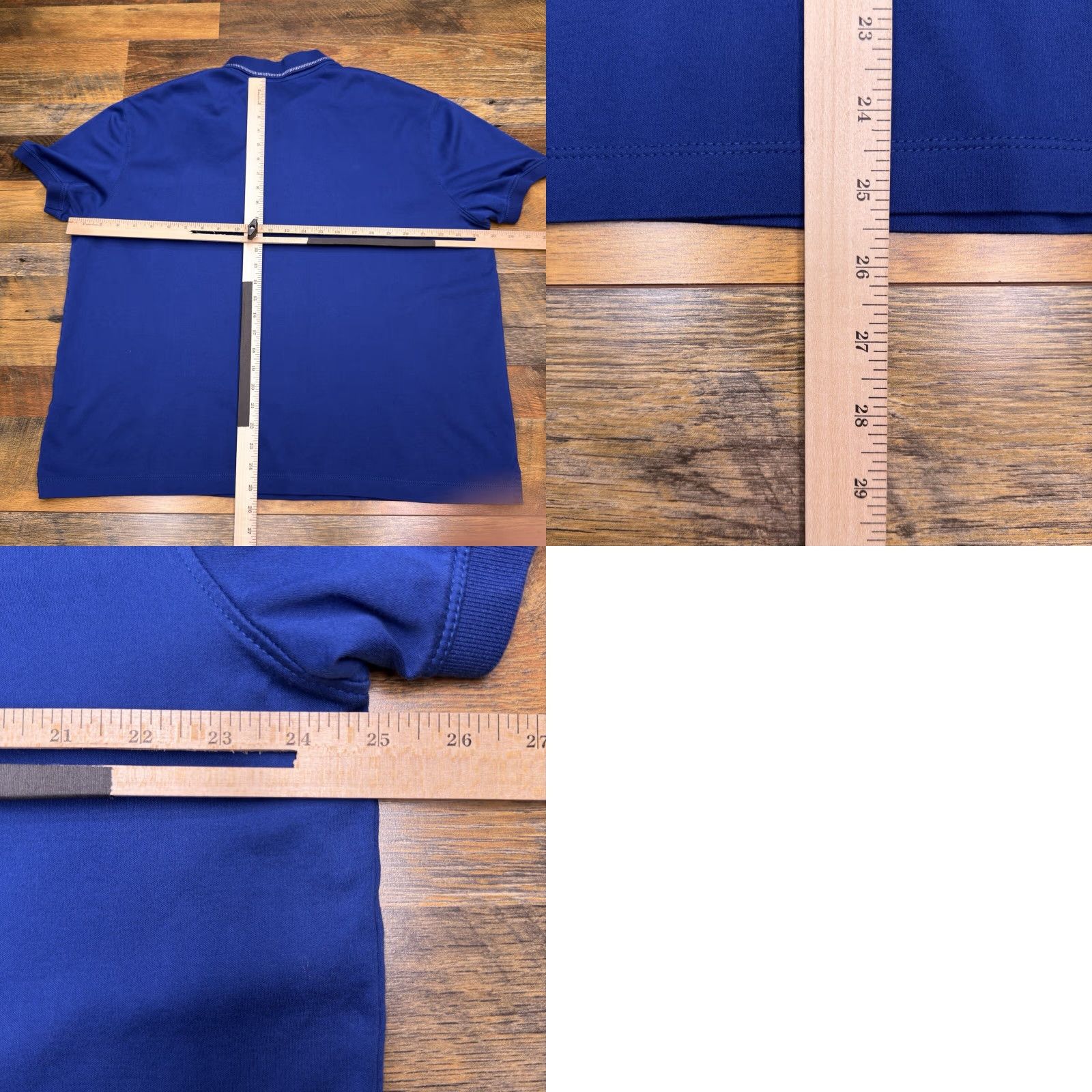Banana Republic Banana Republic Luxe Touch Performance Shirt Mens XL Blue Front Pocket Polo Short Sleeve Button Collared Knit 100% Cotton Regular Size US XL / EU 56 / 4 - 8 Thumbnail