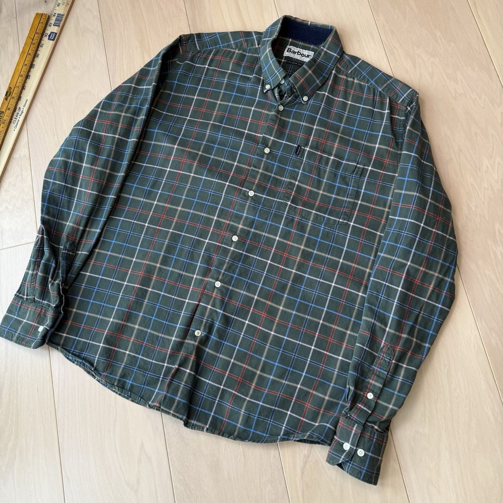 Barbour Barbour Shirt Large Green Plaid Casual Button Up New York Size US L / EU 52-54 / 3 - 11 Thumbnail