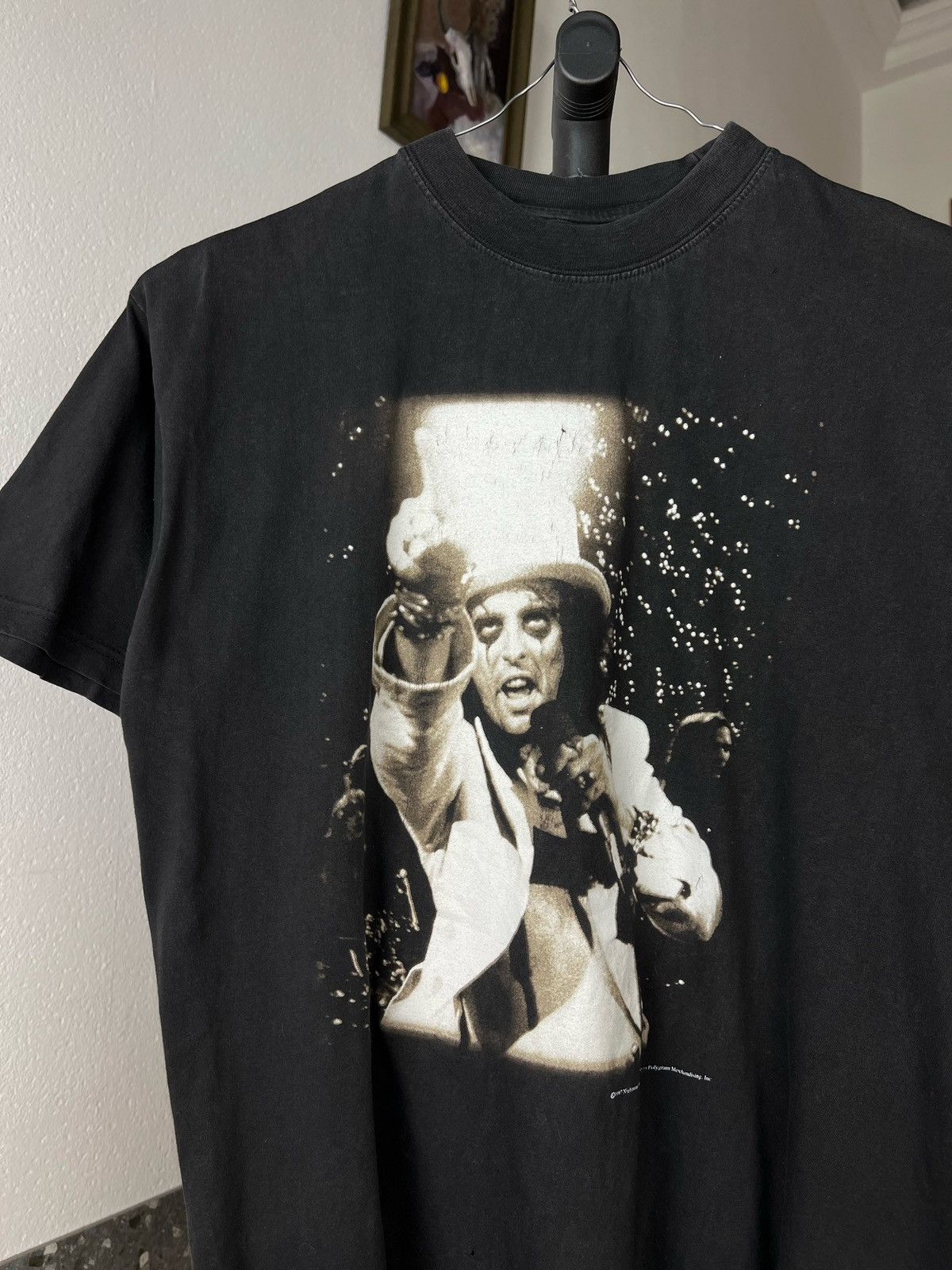 Band Tees × Vintage Vintage 90s Alice Cooper Dirty Diamonds Faded Band T Shirt Size US L / EU 52-54 / 3 - 4 Thumbnail