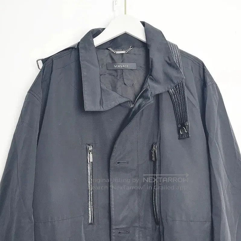 Versace Versace Black Men's Outerwear Jacket XL . Size US XL / EU 56 / 4 - 2 Thumbnail