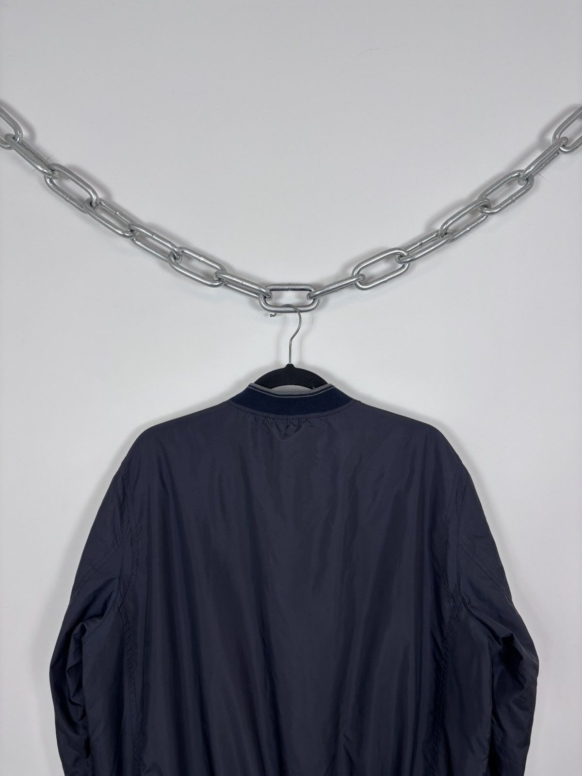 Corneliani Corneliani ID Men’s Eden Navy Blue Full Zip Bomber Jacket Size US L / EU 52-54 / 3 - 17 Thumbnail
