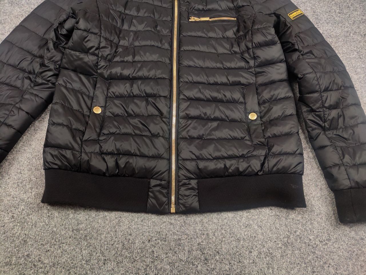 Barbour Barbour International Womens Gauge Quilted Bomber Jacket Size M / US 6-8 / IT 42-44 - 6 Thumbnail