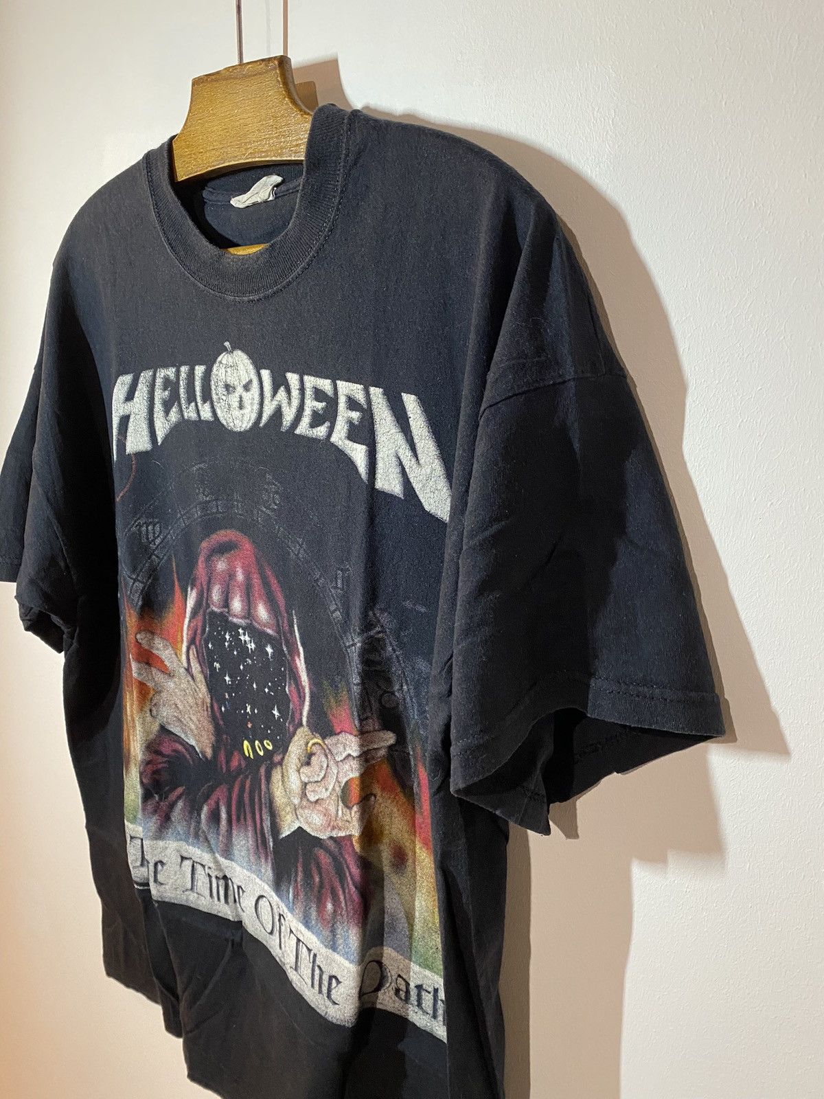 Band Tees × Vintage Vintage early 90s Helloween time of the oath shirt Size US XL / EU 56 / 4 - 3 Thumbnail