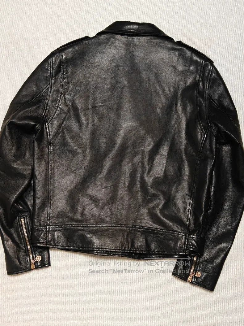 Versace Versace Motorcycle leather jacket Size US XXL / EU 58 / 5 - 2 Thumbnail