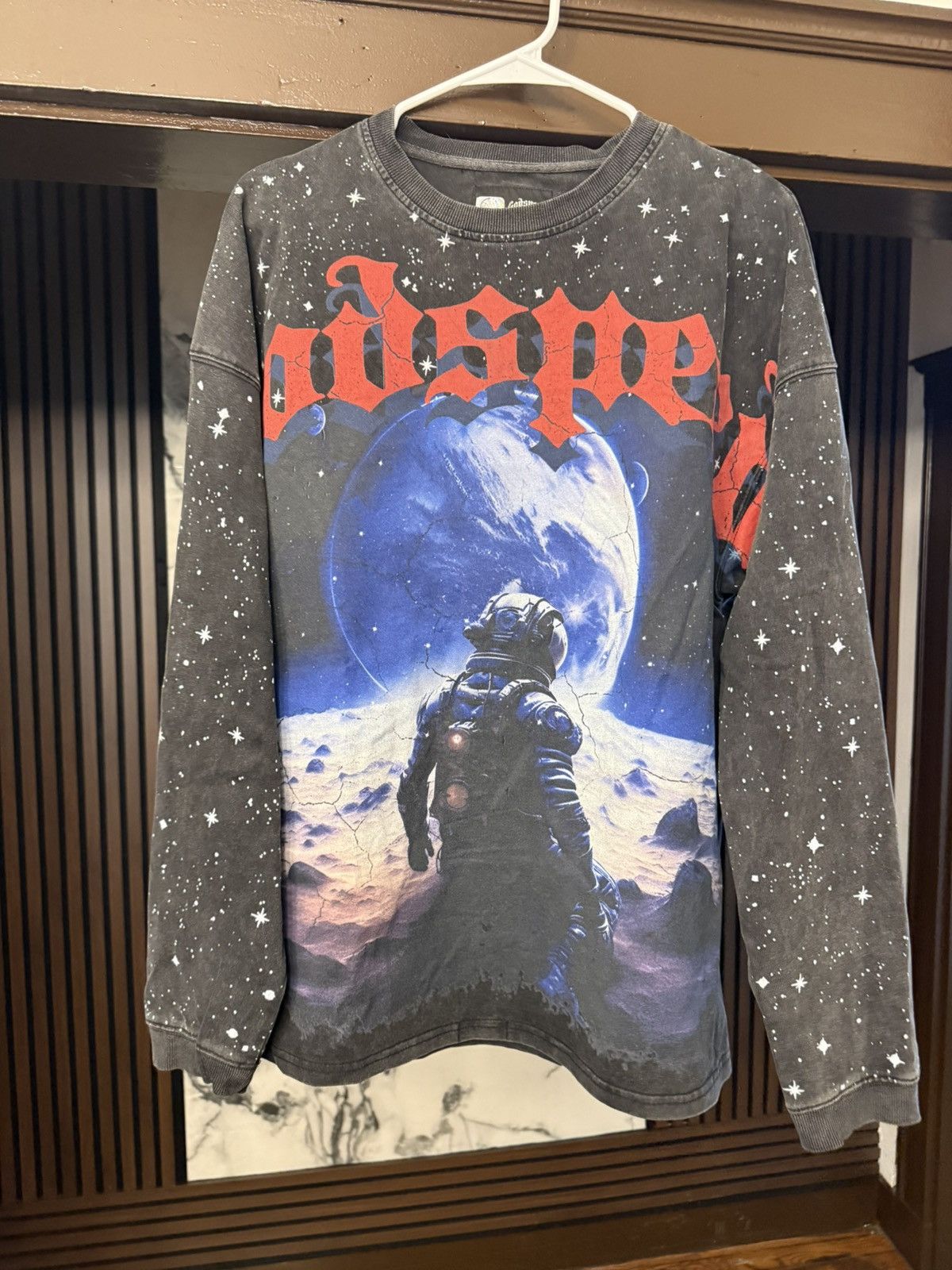 Godspeed Godspeed To The Moon Astronaut Long sleeve Size Large Size US L / EU 52-54 / 3 - 1 Thumbnail