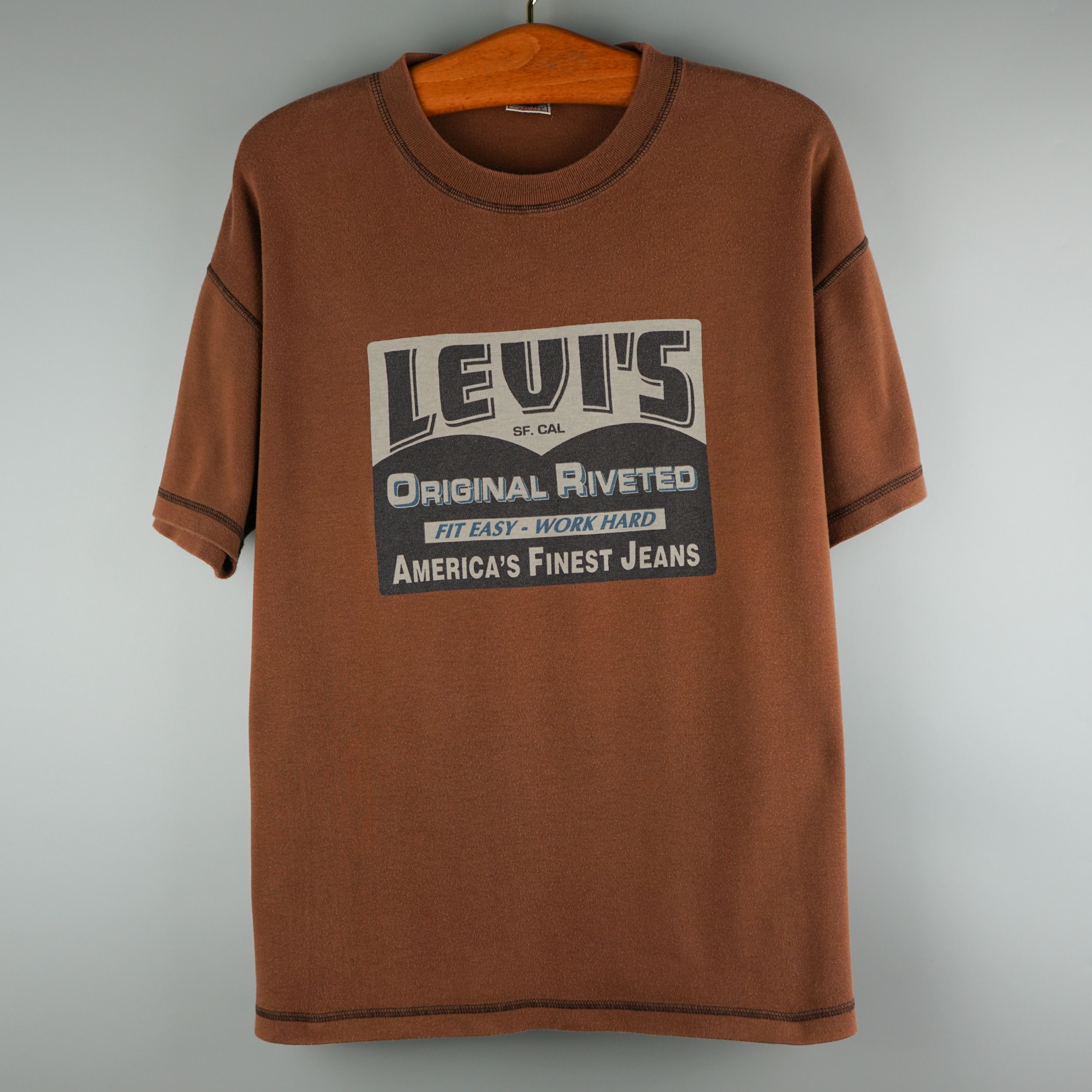 Levi's × Levi's Vintage Clothing × Vintage Vintage 1990s Levi’s T-Shirt Size US XL / EU 56 / 4 - 1 Thumbnail