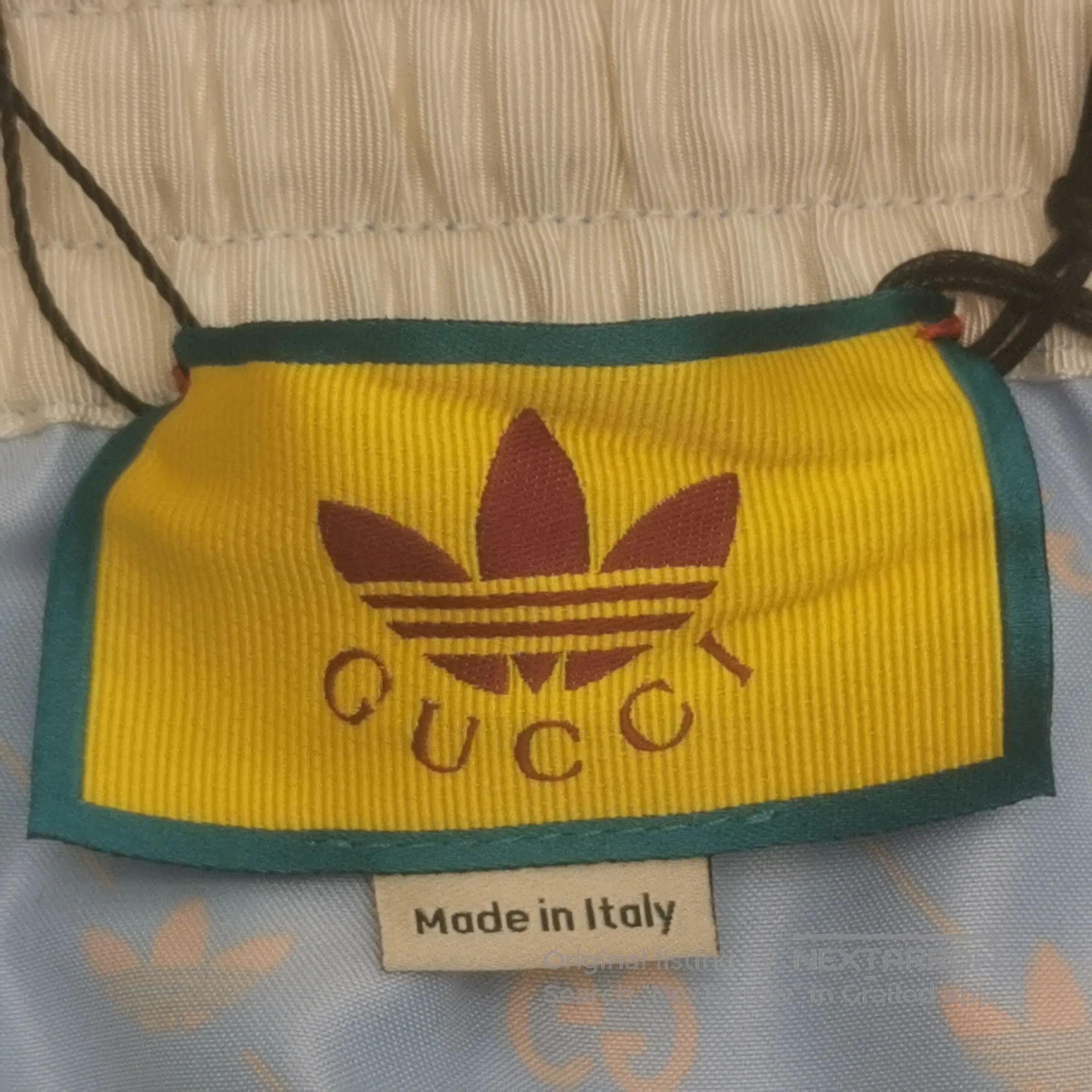 Gucci Gucci x adidas Collaborative Blue Logo Track Pants. Size 28" / US 6 / IT 42 - 2 Thumbnail