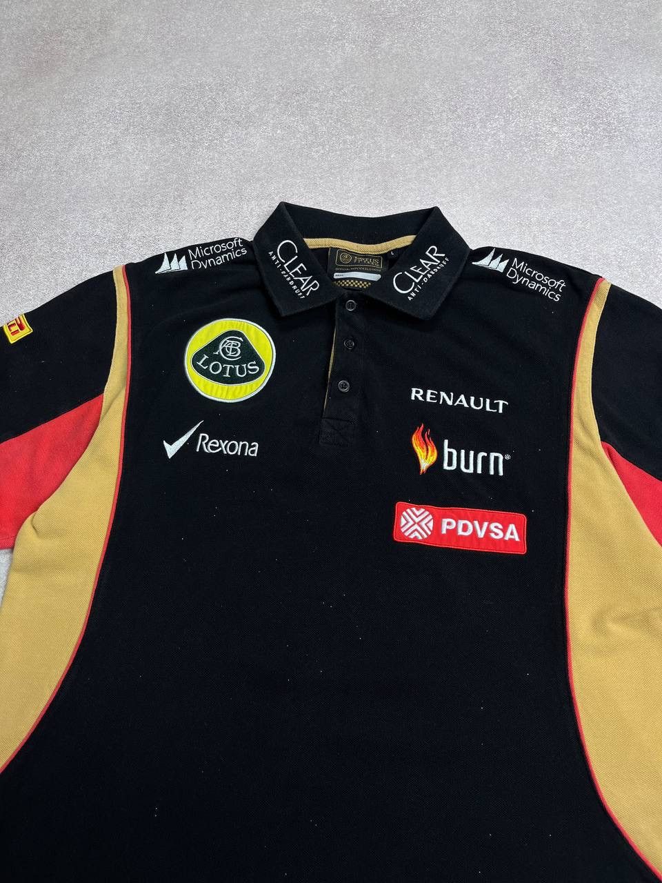Vintage Vintage Lotus F-1 Team Racing Polo Shirt Y2K XL Size US L / EU 52-54 / 3 - 4 Thumbnail