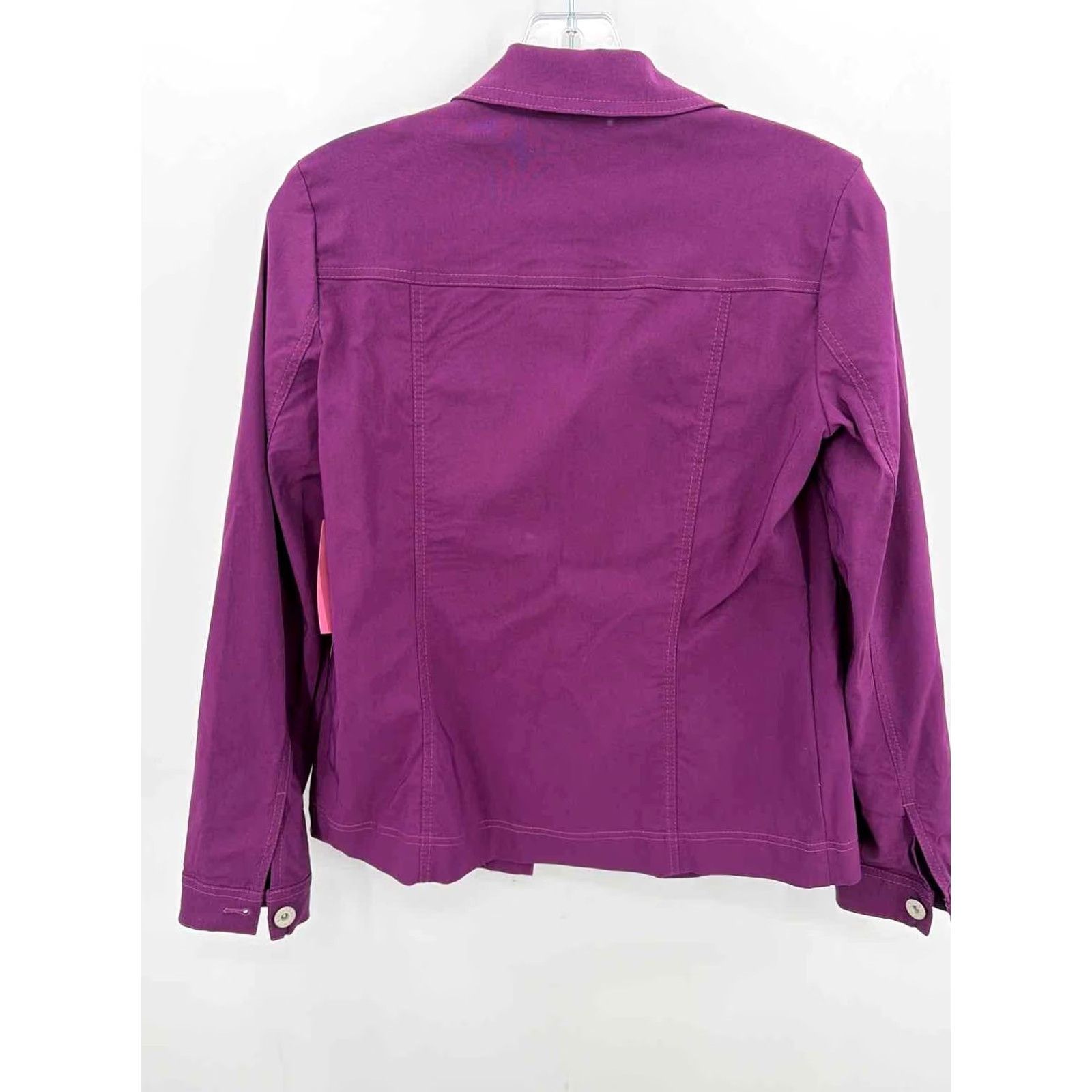Vintage Pre-Owned Robell Purple Size 4 Button Jacket Size S / US 4 / IT 40 - 2 Thumbnail