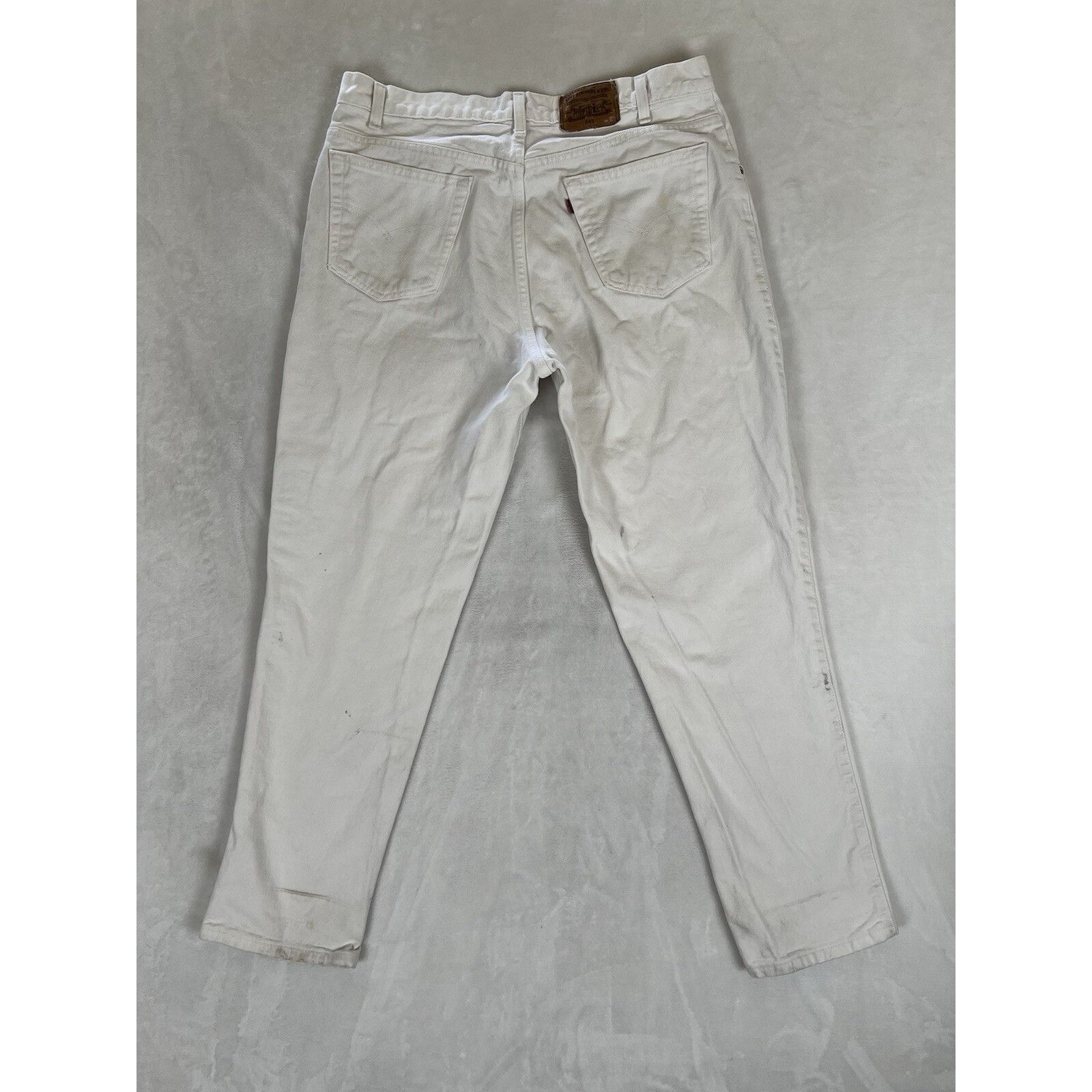 Levi's Vintage Levi’s 545 Orange Tab White Jeans Size 36x30 Made In Size US 36 / EU 52 - 8 Thumbnail