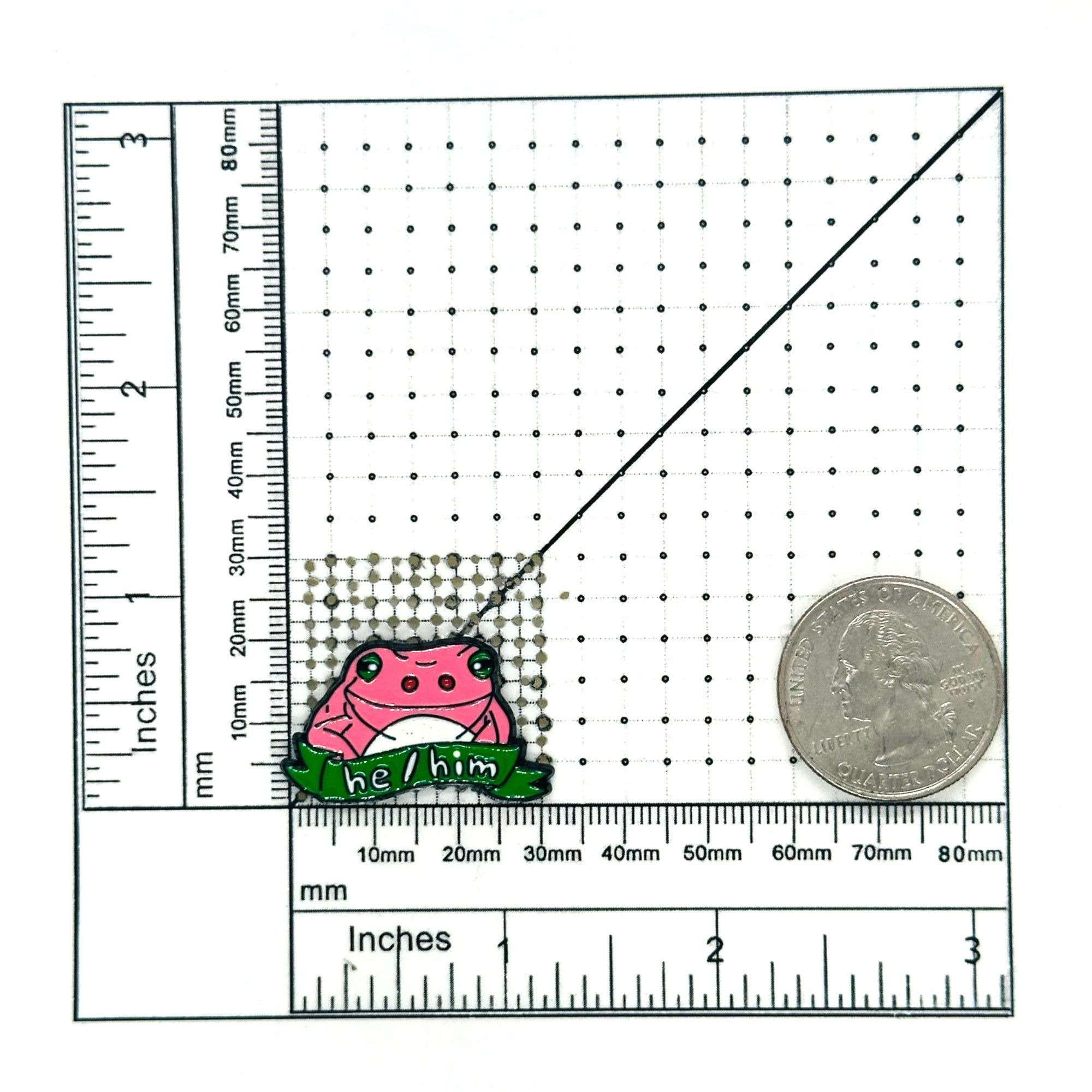 Other ⭐Oz Pink Frog Alloy Pins Cartoon Cute Animal Enamel Brooch H Size ONE SIZE - 6 Thumbnail