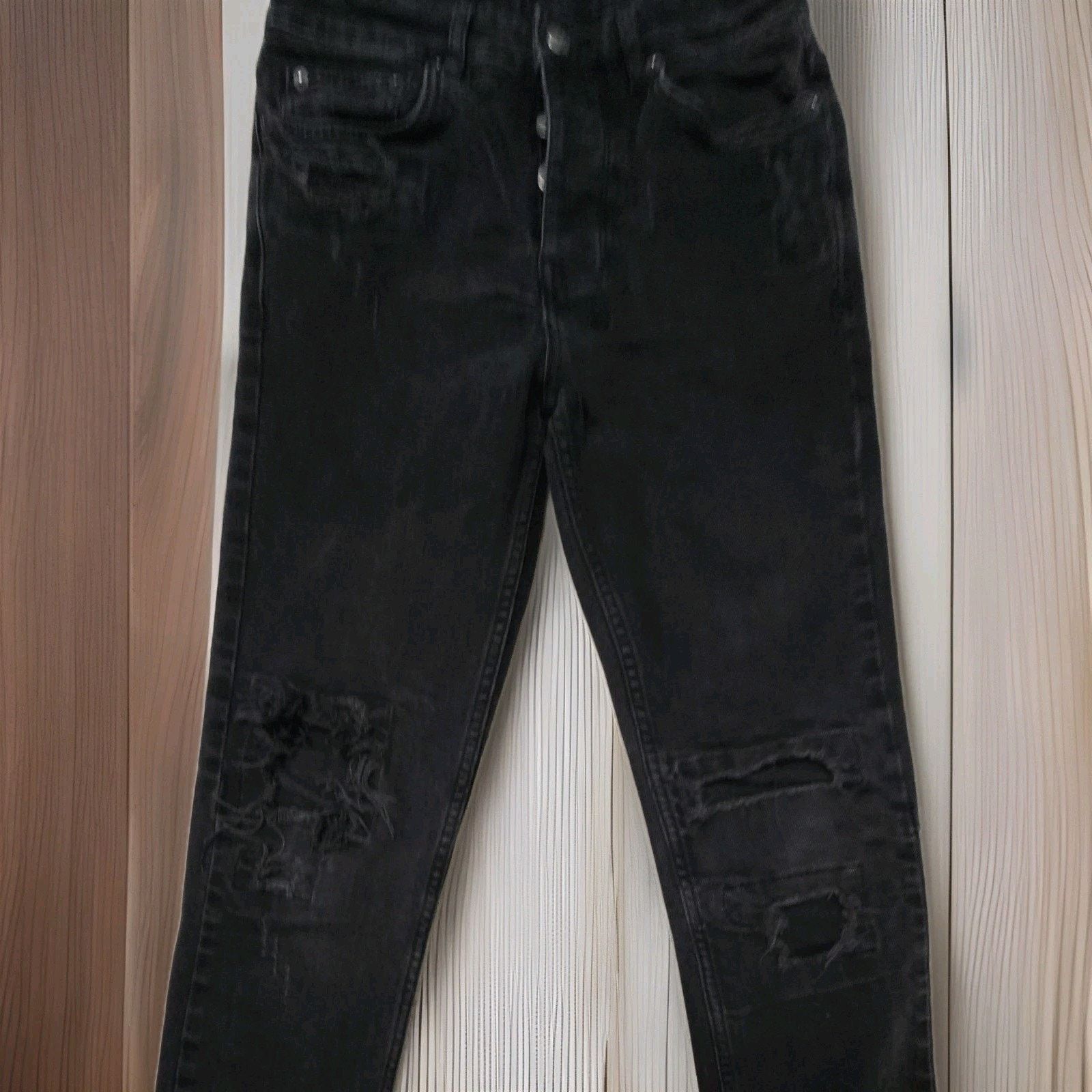 Ksubi Ksubi Chitch Boneyard Slim Fit Distressed Black Jeans 28 Size 28" / US 6 / IT 42 - 4 Thumbnail