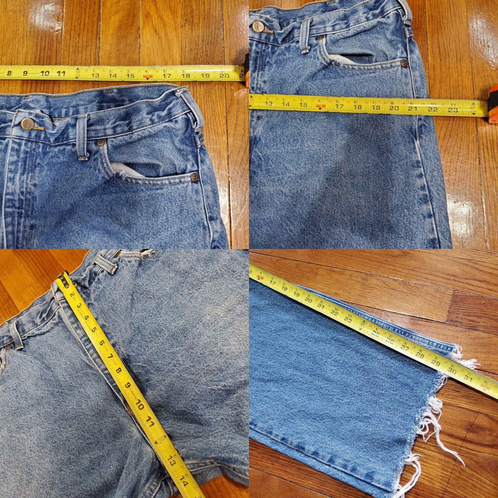 Carhartt Carhartt Relaxed Fit Straight Leg Denim Jeans Men's 40x30 Blue 5-Pocket Logo Zipper Button Vintage No N/A Size US 40 / EU 56 - 8 Thumbnail