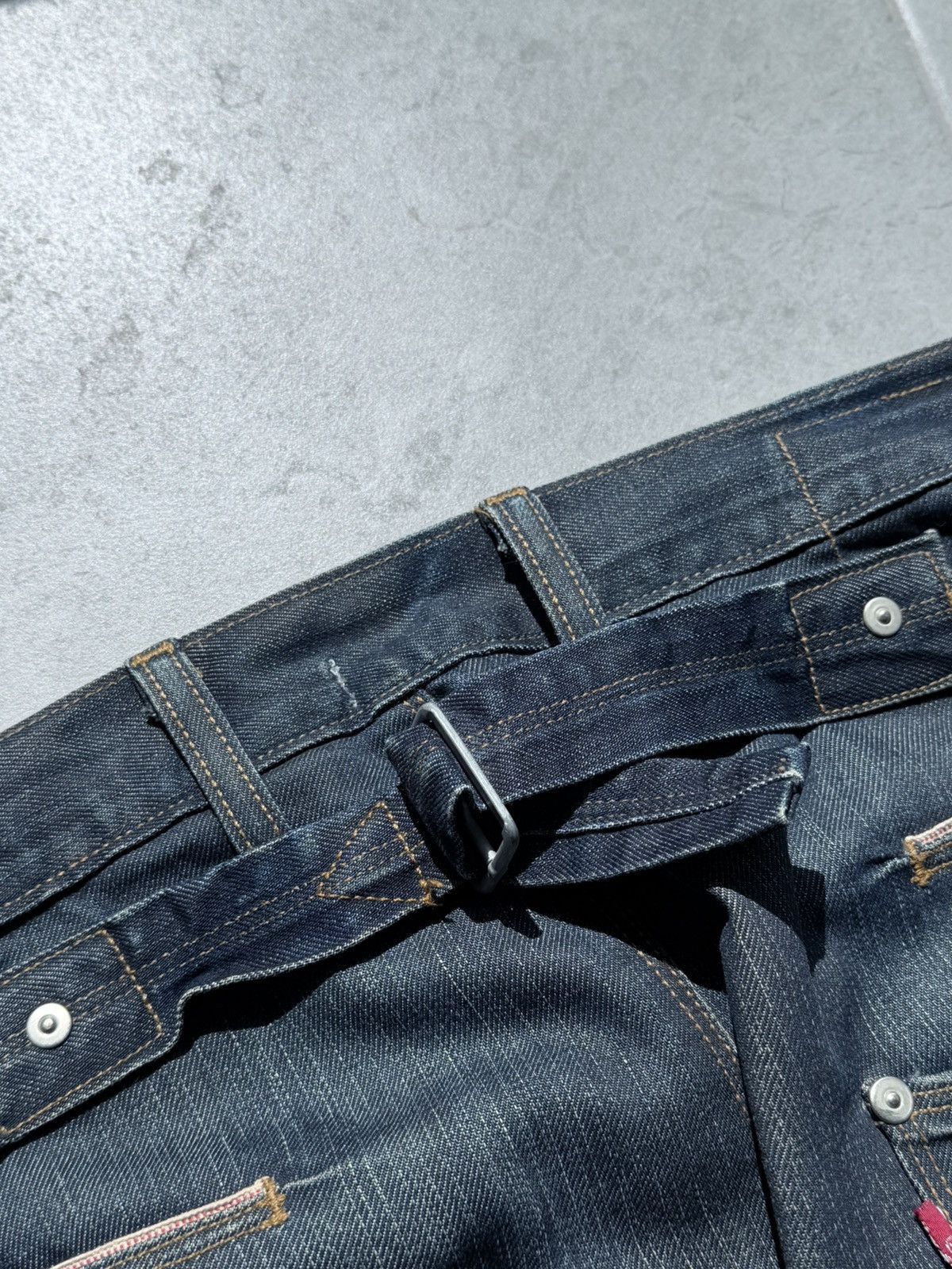Levi's Levis Engineered Buckle Back Twisted Washed Denim Jeans Size US 30 / EU 46 - 4 Thumbnail