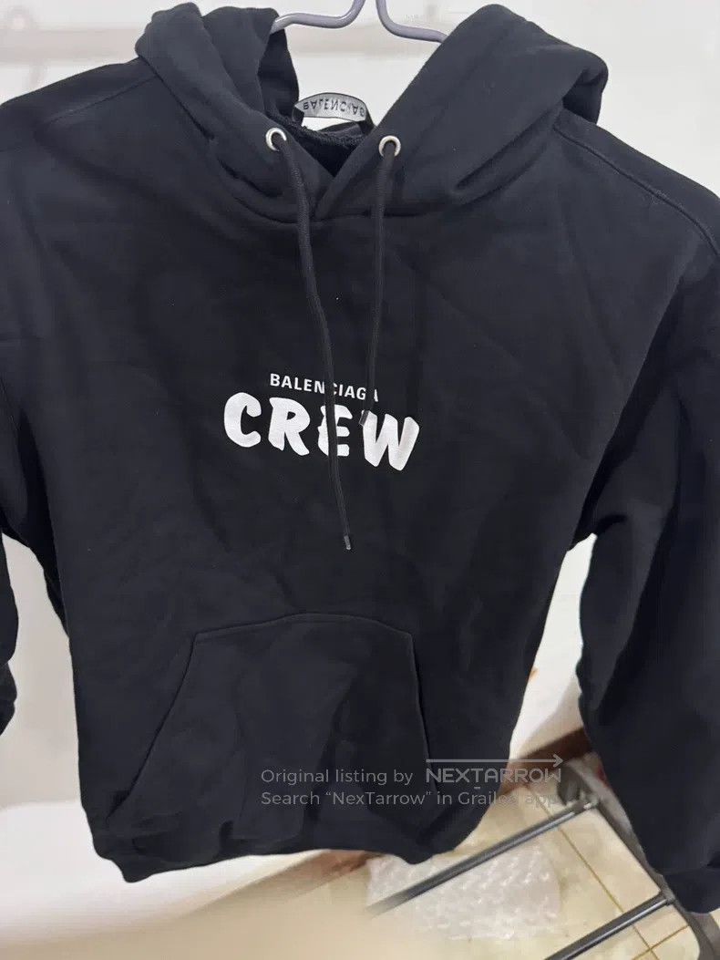 Balenciaga Balenciaga Crew Letter Print Hoodie Size XXS / US 00 / IT 34 - 1 Thumbnail