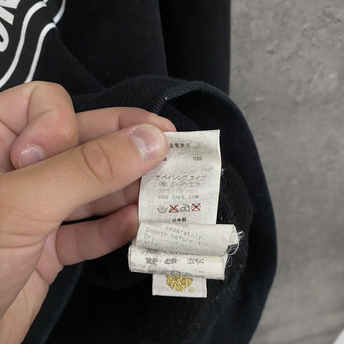 Bape Bathing Ape Sweatshirt BAPE Crewneck Black Sweater Big Logo Size US L / EU 52-54 / 3 - 10 Thumbnail
