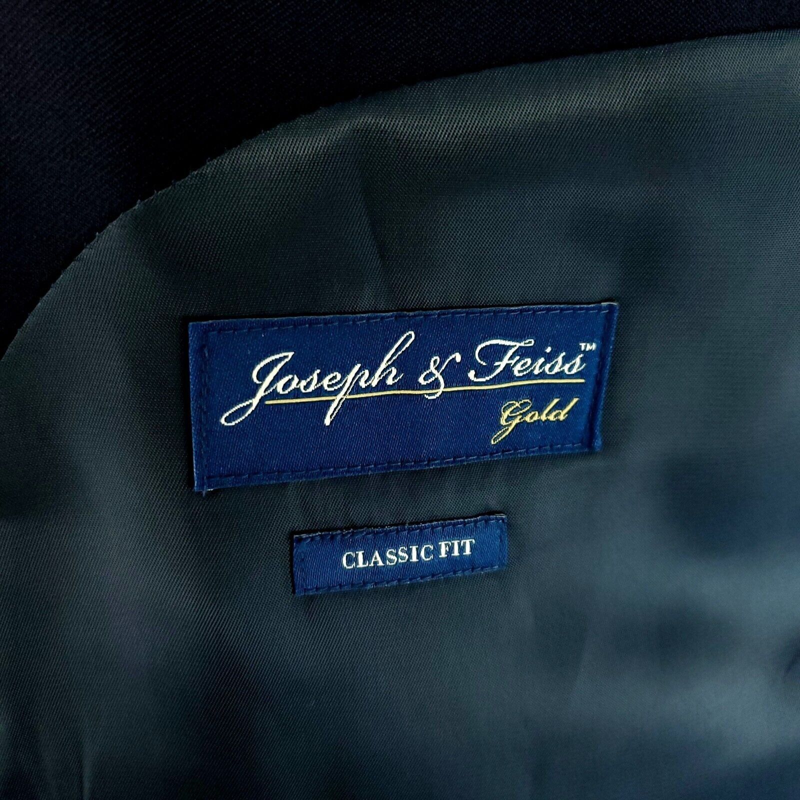 Joseph & Feiss Joseph & Feiss Gold Classic Fit Wool 2 Button Blazer 48L Or Size 48L - 7 Thumbnail