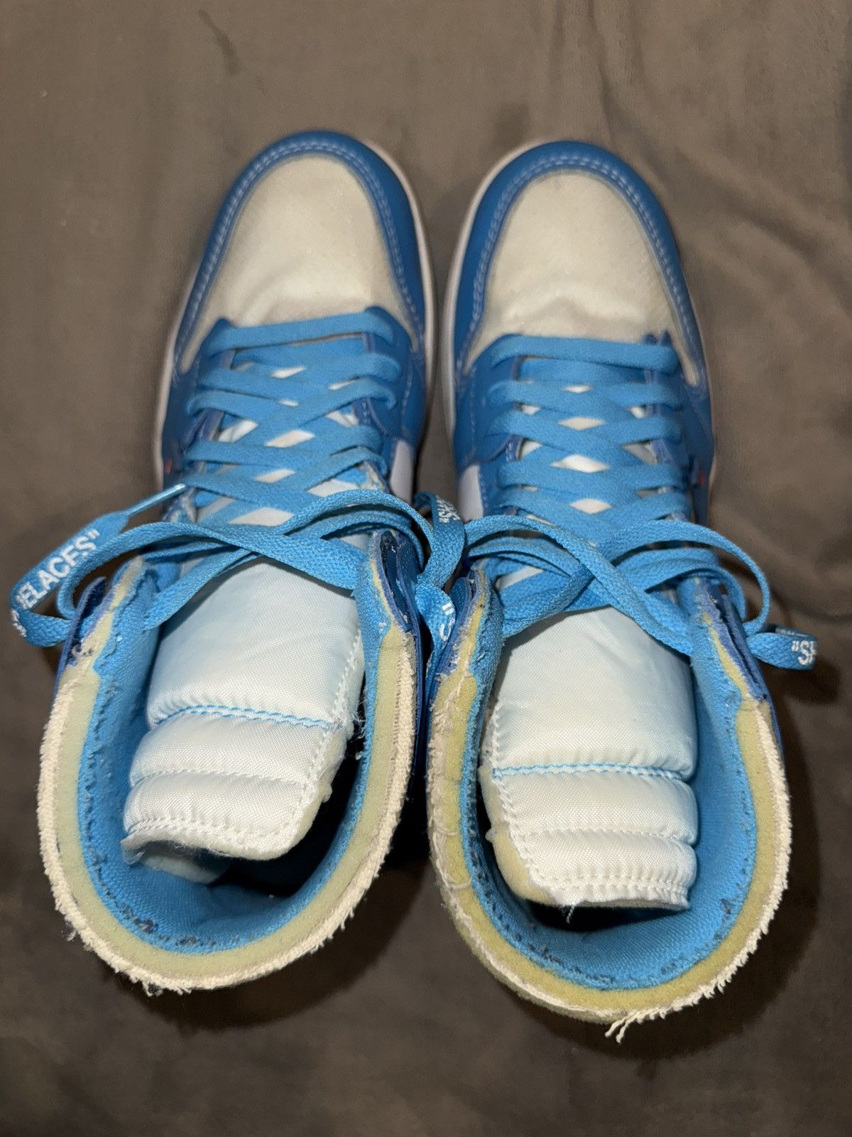 Jordan Brand × Off-White Off white Jordan UNC 1 Size US 12 / EU 45 - 2 Thumbnail
