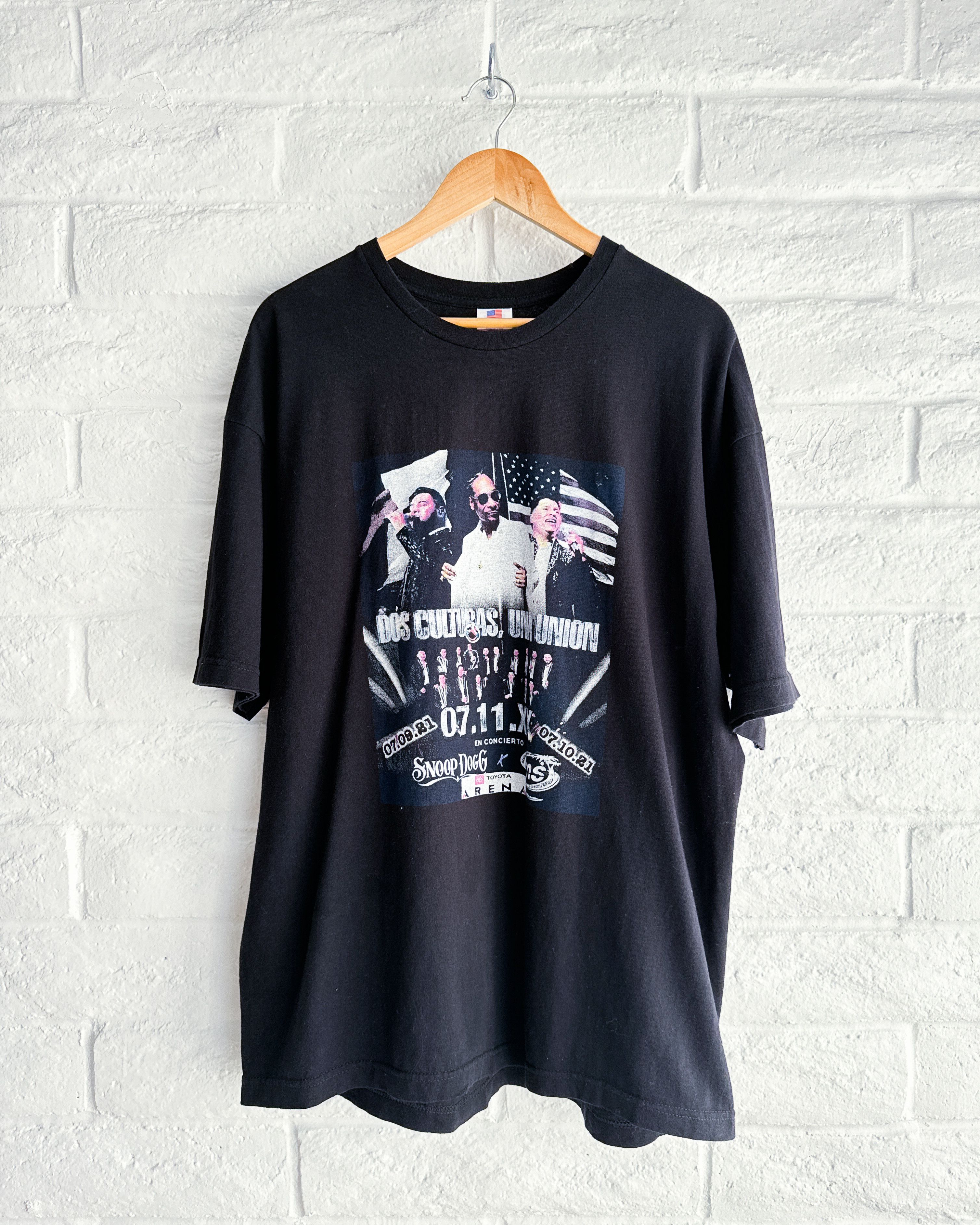 Vintage Dos Culturas Una Union Snoop Dogg T Shirt Black Y2K Men's XL Size US XL / EU 56 / 4 - 1 Thumbnail