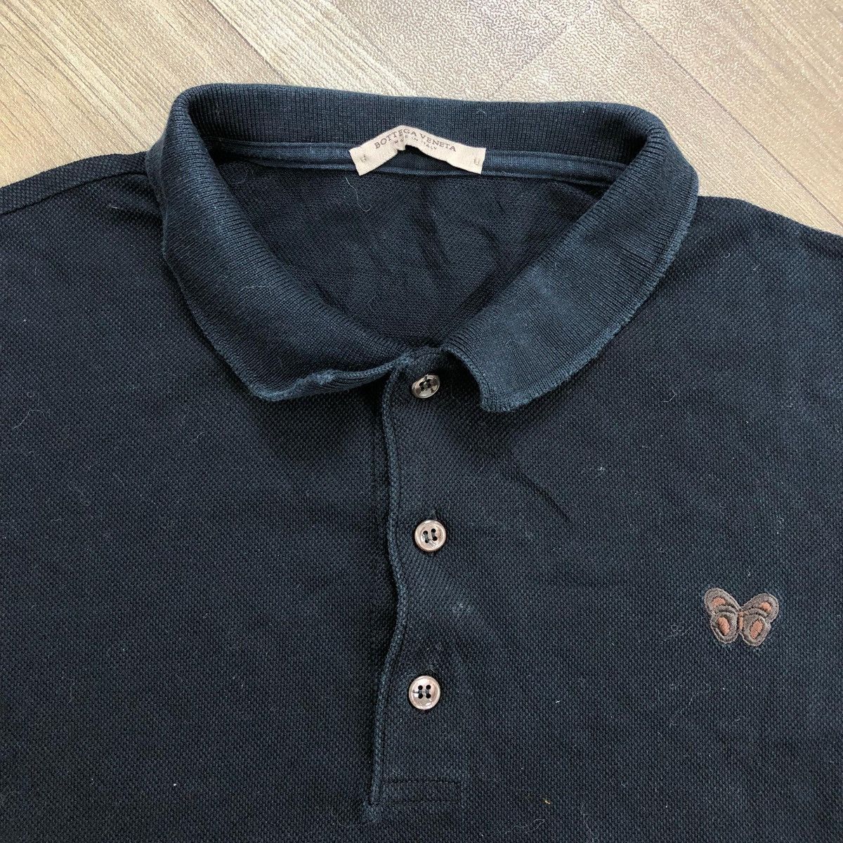 Bottega Veneta 90s Vintage Bottega Veneta Polo Shirt Italian Design Size US S / EU 44-46 / 1 - 5 Thumbnail