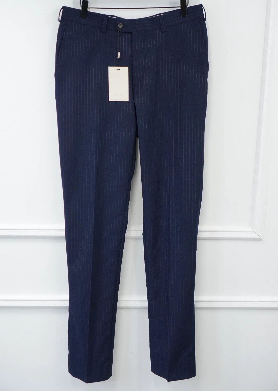 Suitsupply Men Suitsupply Pants Navy Blue Wool Brescia Size 94 UK/US38L Size 38L - 1 Thumbnail