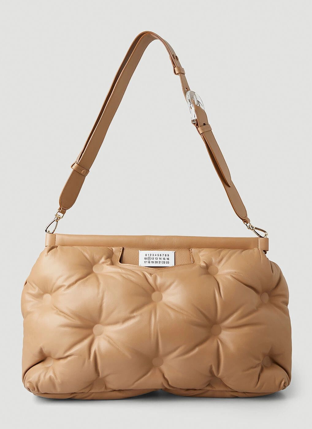 Maison Margiela o1w1db10525 Size: OS / Glam Slam Large Clutch Bag in Beige Size ONE SIZE - 4 Thumbnail