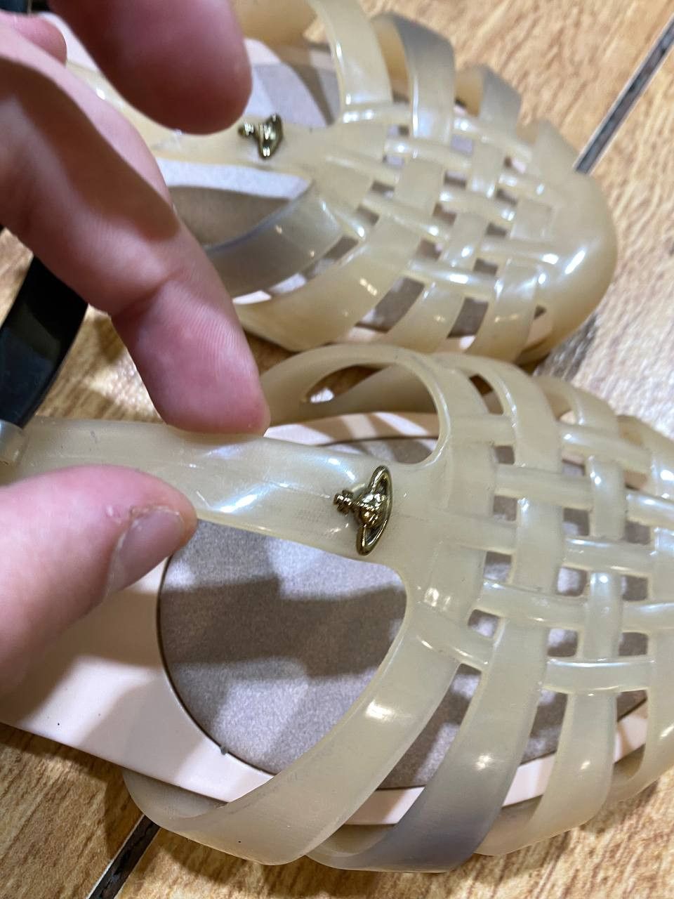 Melissa × Vivienne Westwood Sandals vintage Y2K Melissa x Vivienne Westwood Size US 7 / IT 37 - 6 Thumbnail