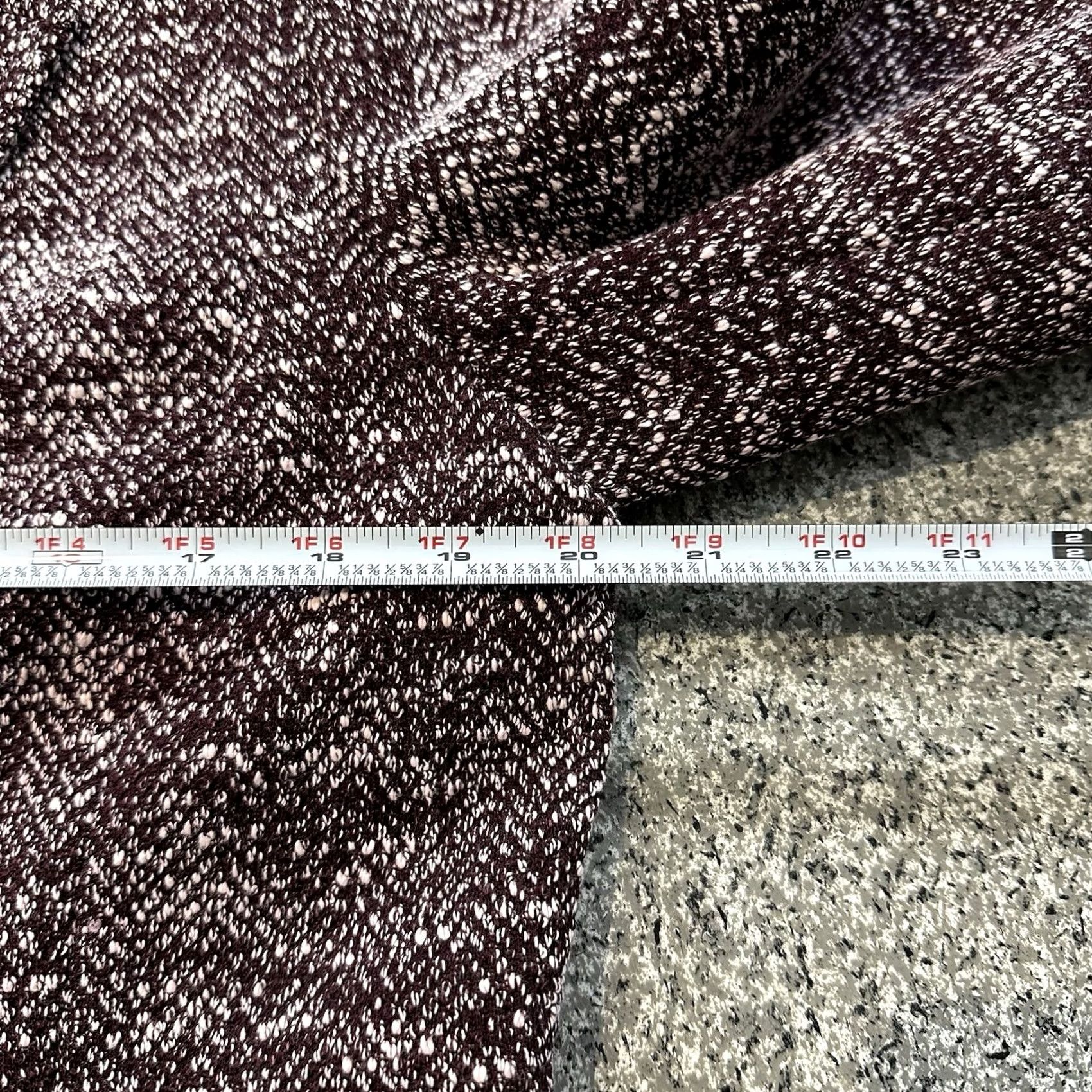 Talbots Talbots Blazer Womens 12P Petite Purple Tweed Herringbone Two Button Jacket Size XL / US 12-14 / IT 48-50 - 7 Thumbnail